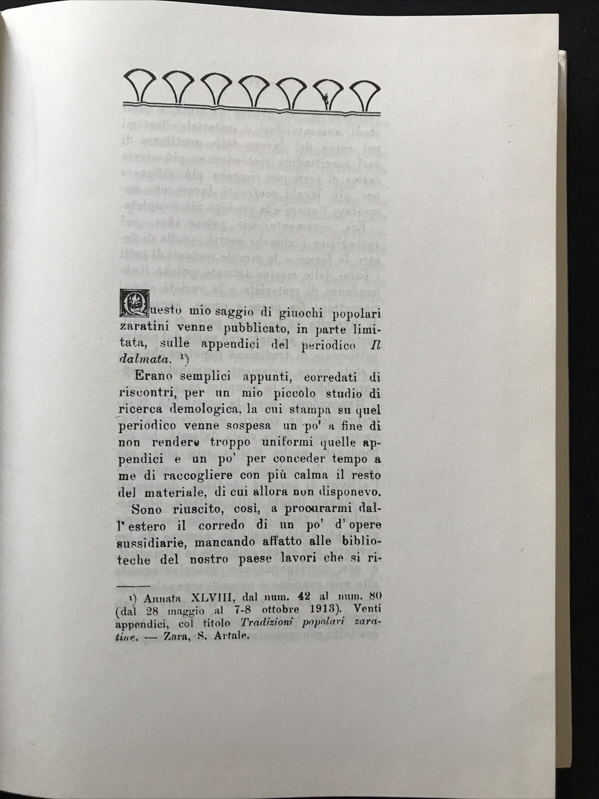 GIUOCHI POPOLARI ZARATINI - G. Sabalich - Arnaldo Forni editore 