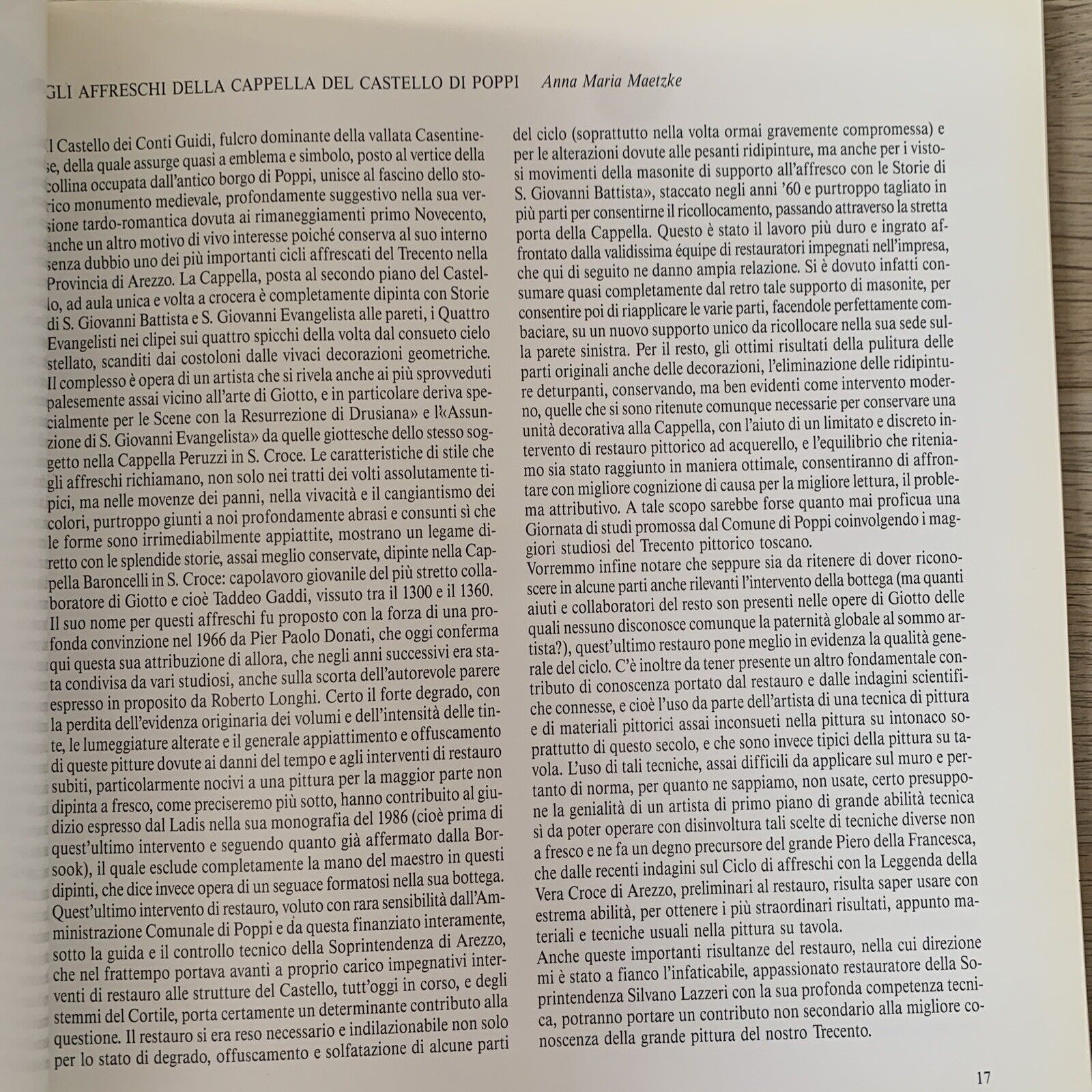 Taddeo Gaddi gli affreschi nel castello dei conti Guidi di Poppi