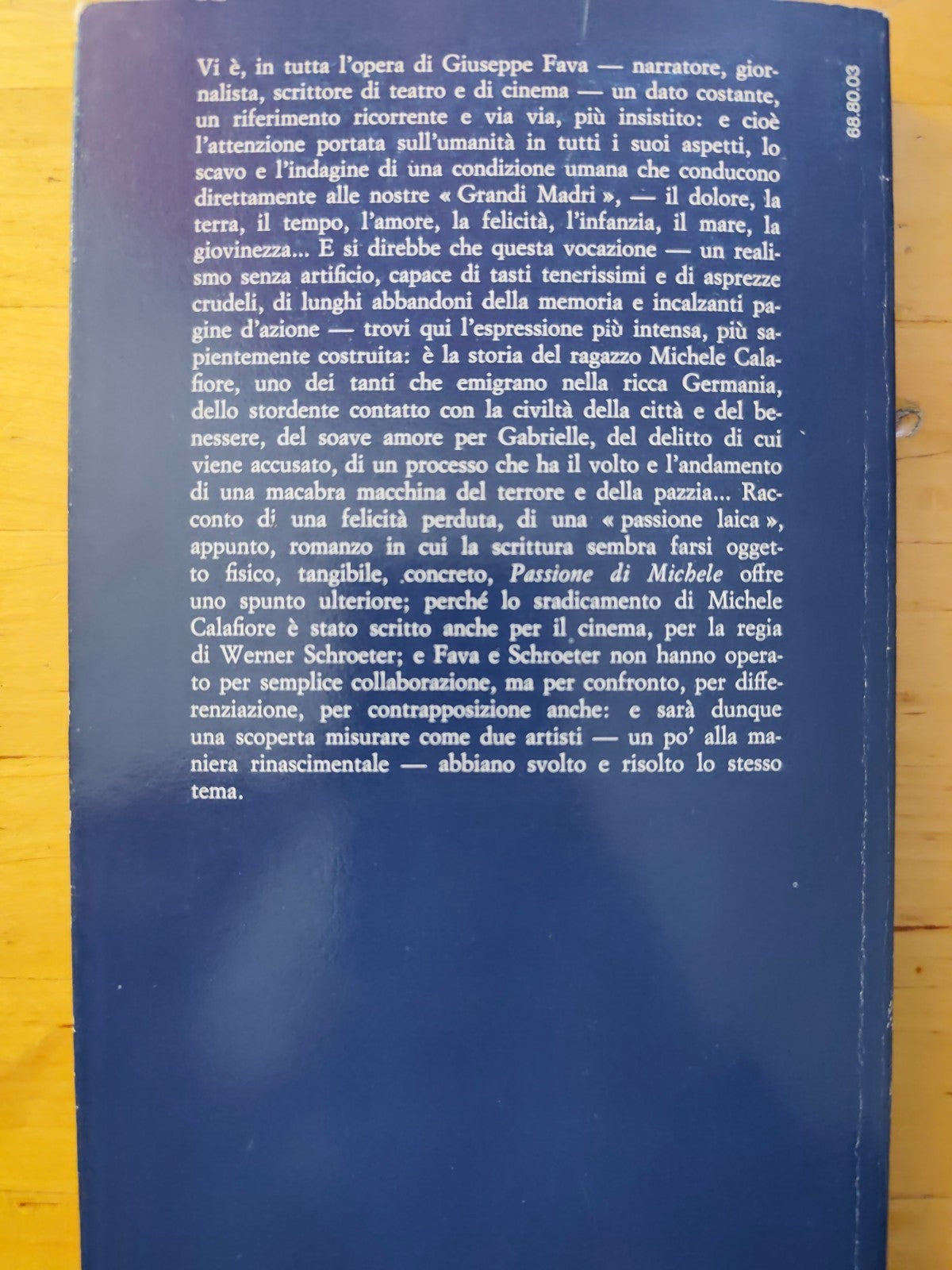 Passione di Michele - Giuseppe Fava, Cappelli editore 1980