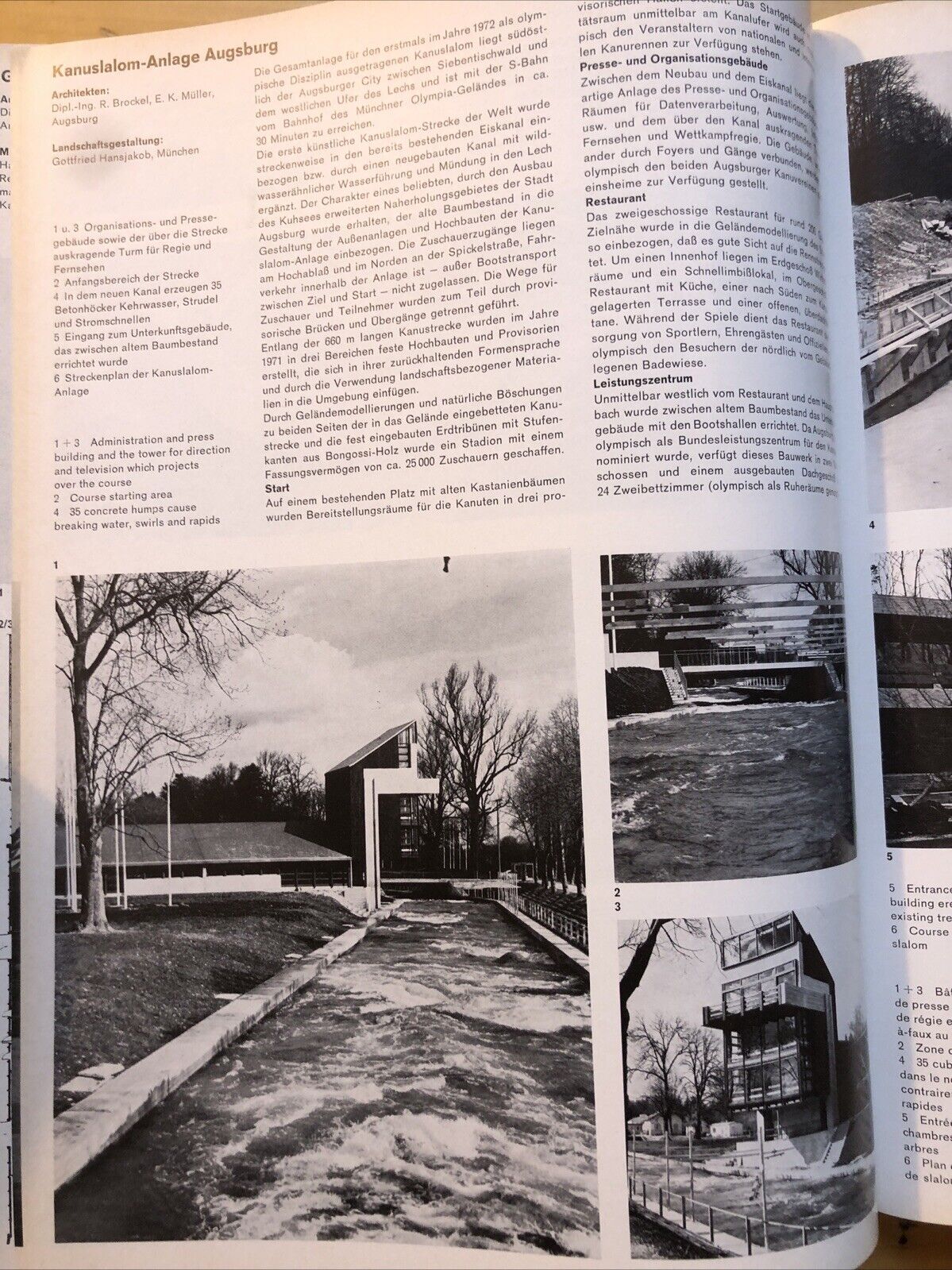 Architektur Wettbewerbe OLYMPIC ARCHITECTURE MUNICH 1972 olympische Bauten Munch