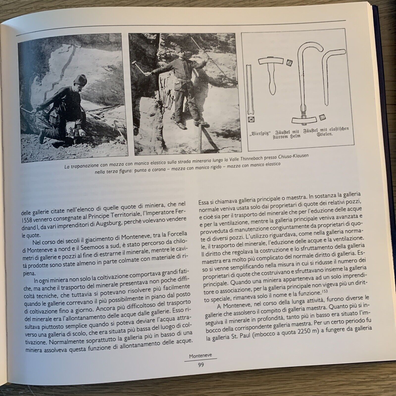 LA MINIERA DI MONTENEVE IN SUDTIROLO, RUDOLF TASSER. ATHESIA 1996