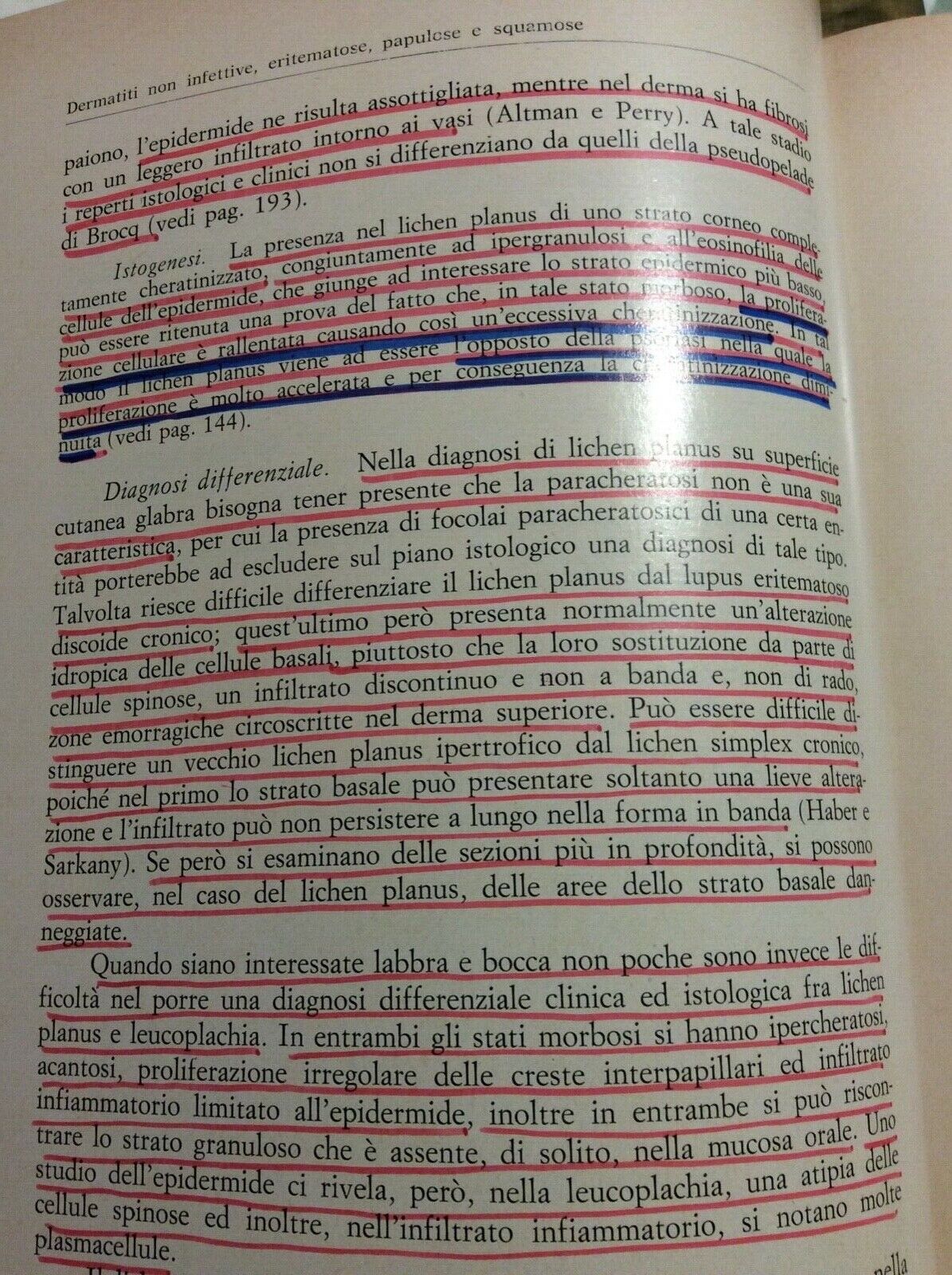 ISTOPATOLOGIA DELLA PELLE. WALTER F. LEVER 1970. Histopathology of the skin