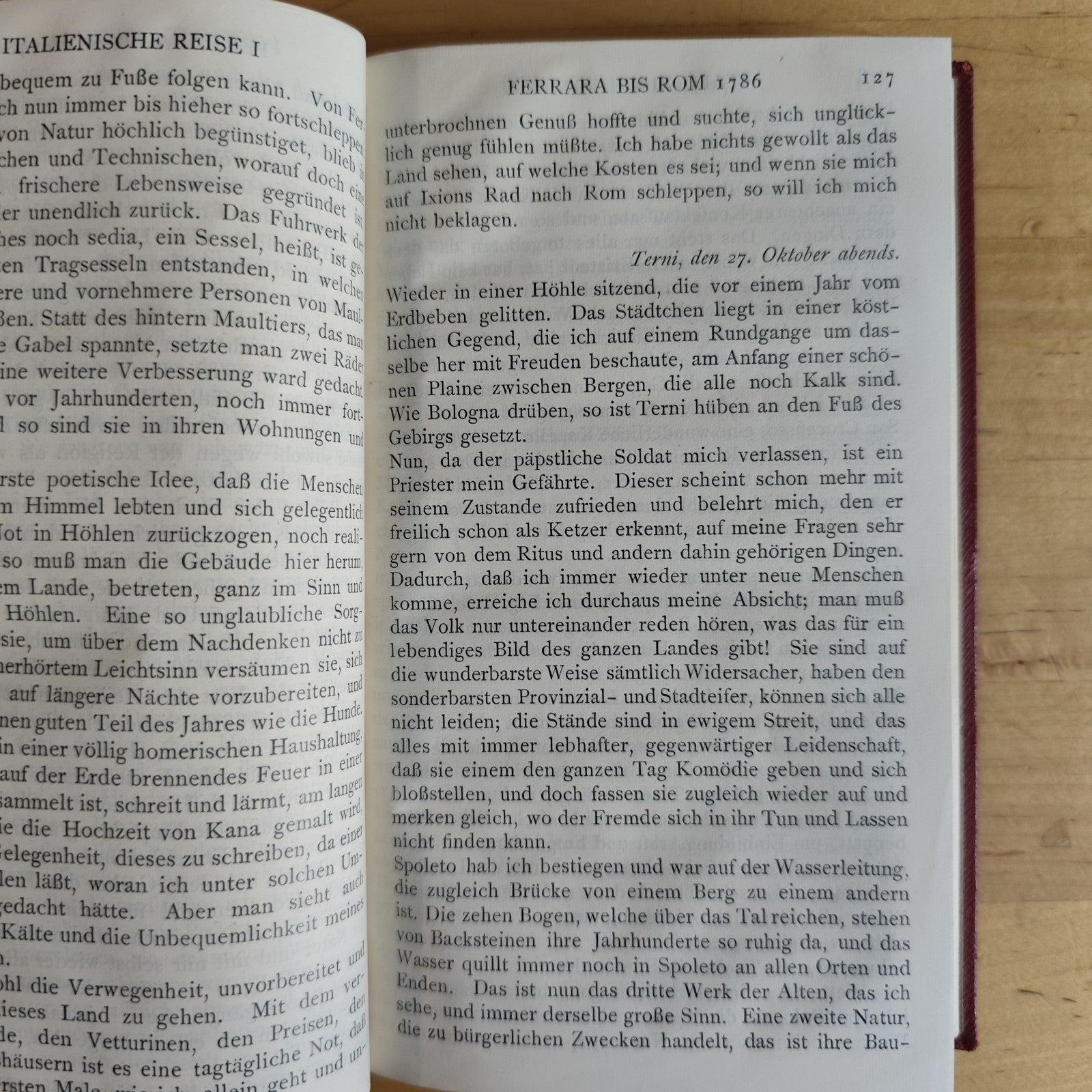 Goethe italienische reise - Insel Ausgabe MDCCCCXIII LEIPZIG