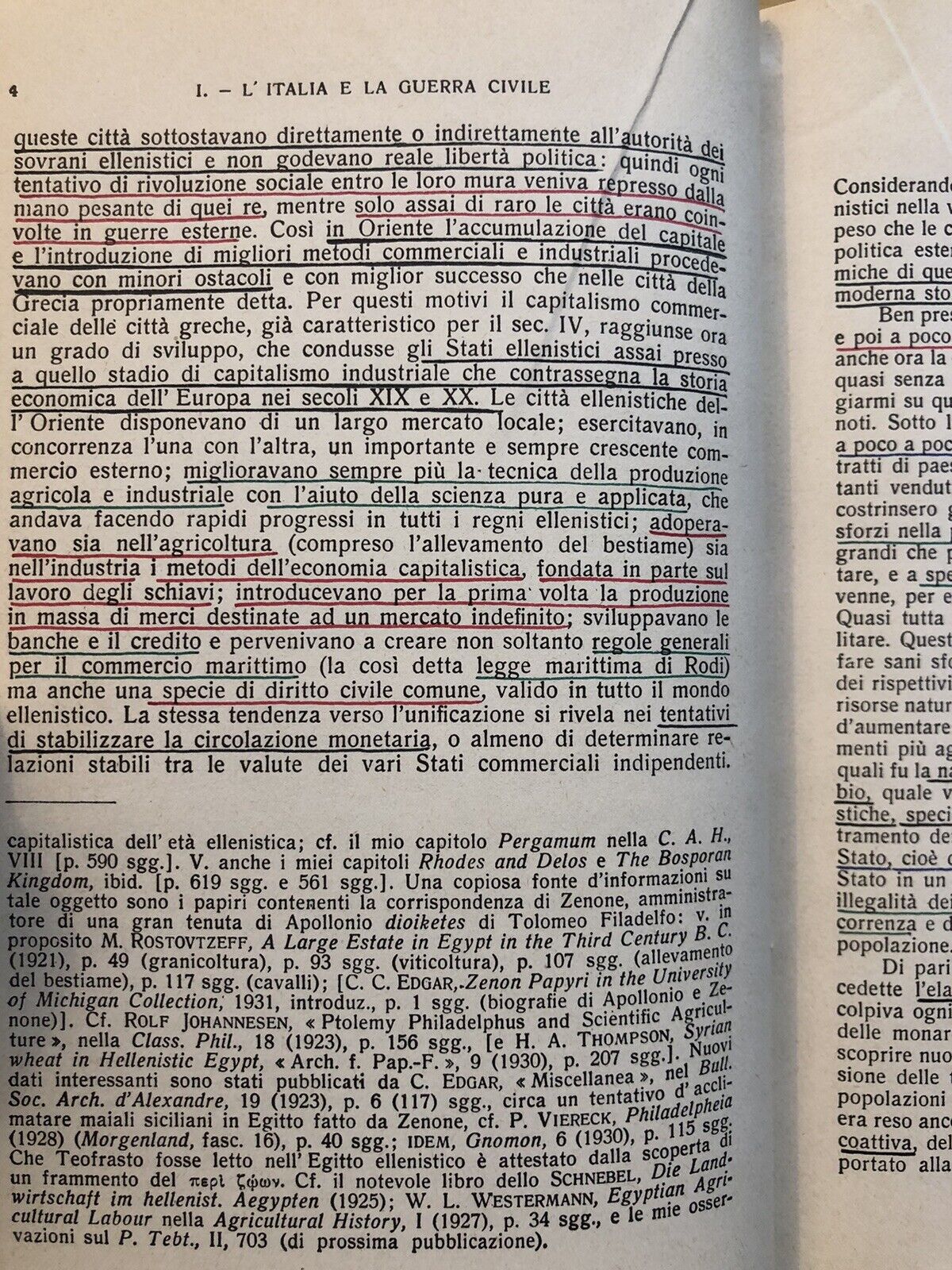 Rostovzev Storia economica e sociale dell'Impero romano - La nuova Italia 1980