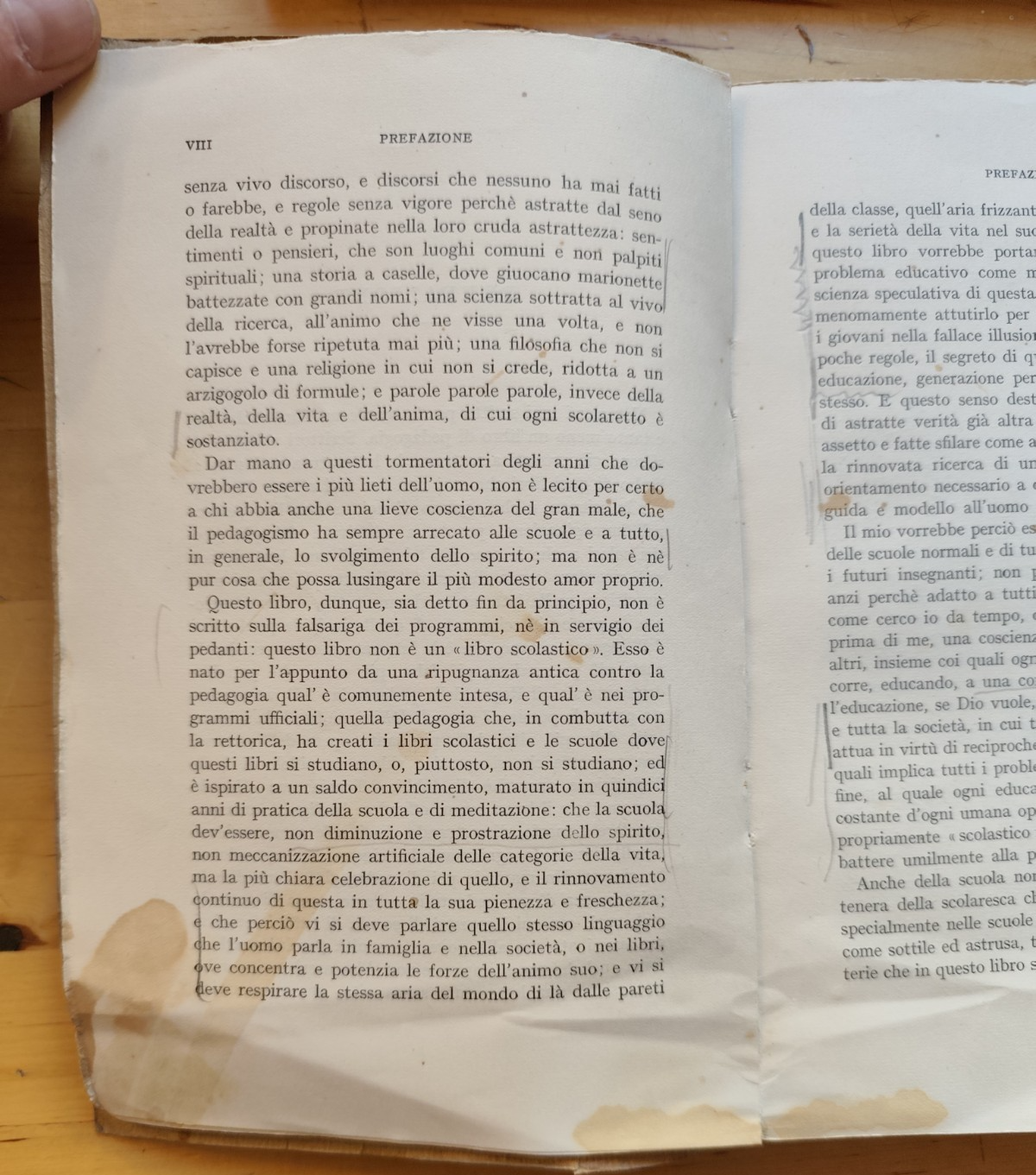 Sommario di pedagogia come scienza filosofica vol. 1 Giovanni Gentile, Sansoni