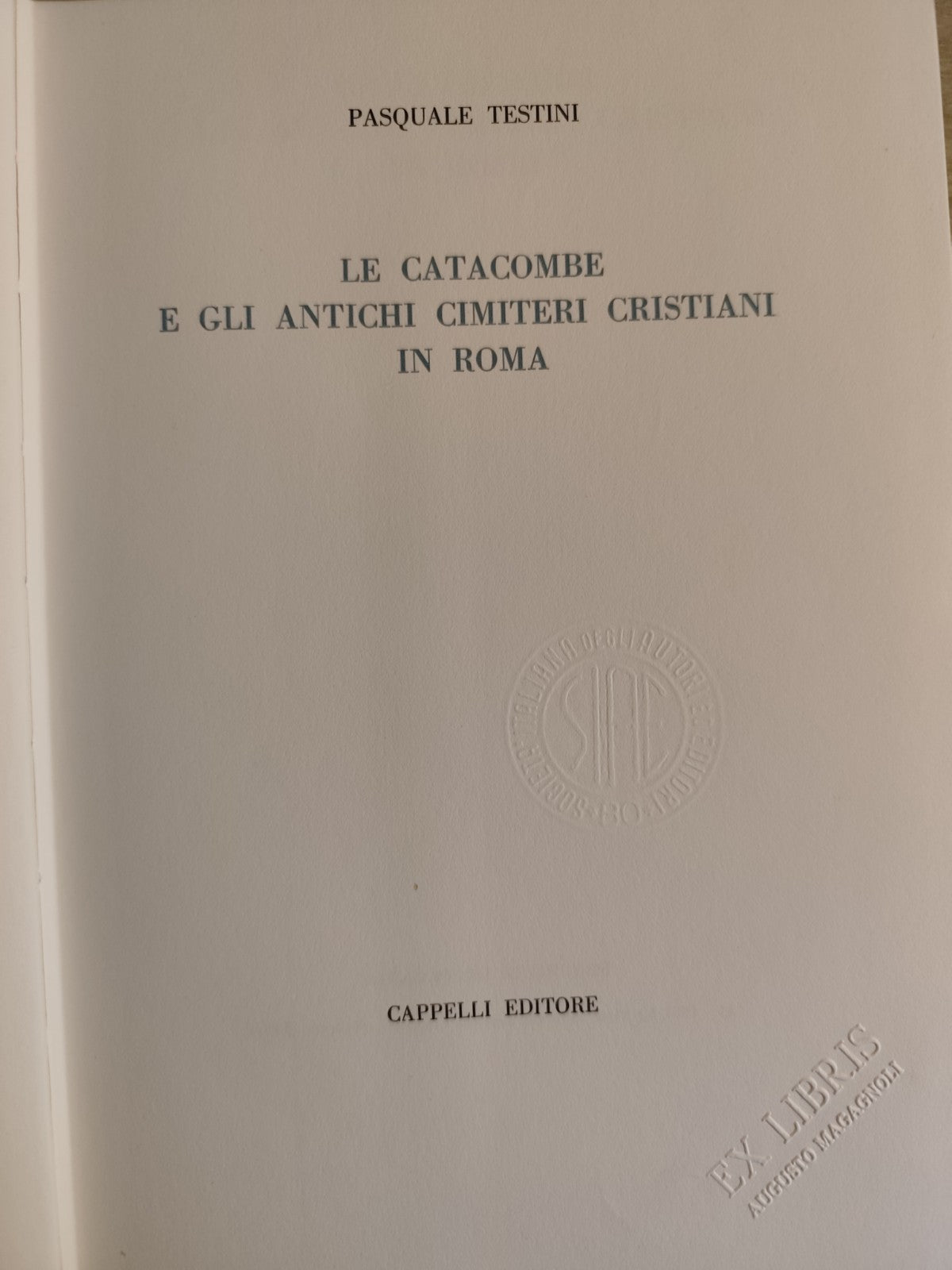 Roma Cristiana - collana Cappelli editore - lotto 6 volumi