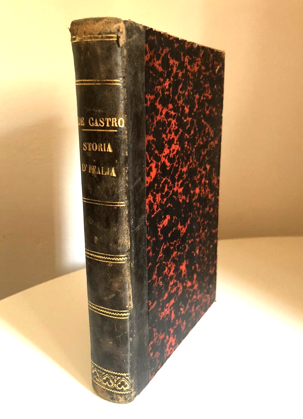 SOMMARIO DELLA STORIA D'ITALIA - GIOVANNI DE CASTRO 1884. parte 1° e 2° - Treves