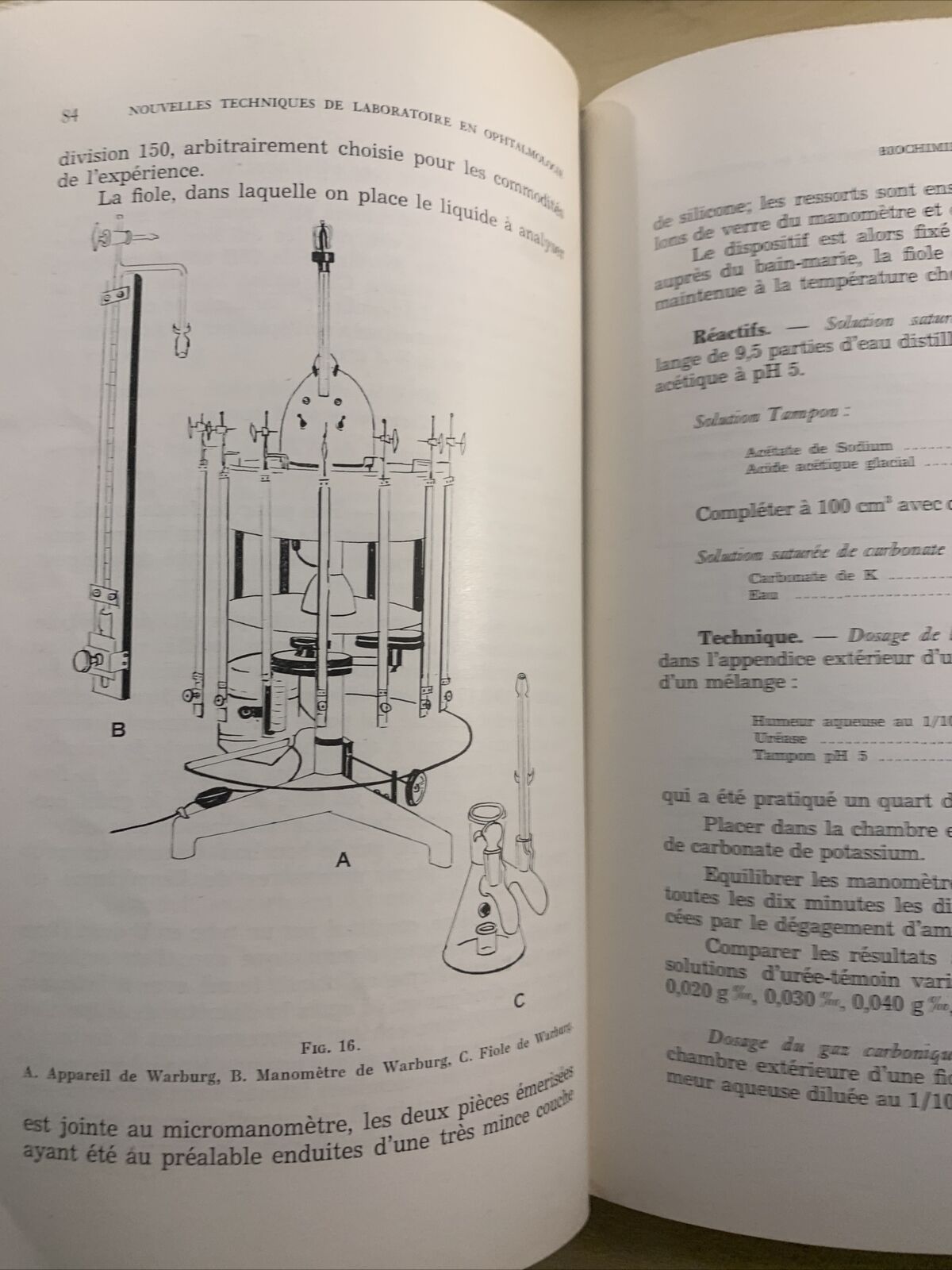 NOUVELLES TECHNIQUES DE LABORATOIRE EN OPHTALMOLOGIE - J. B. BARON, CABAU #