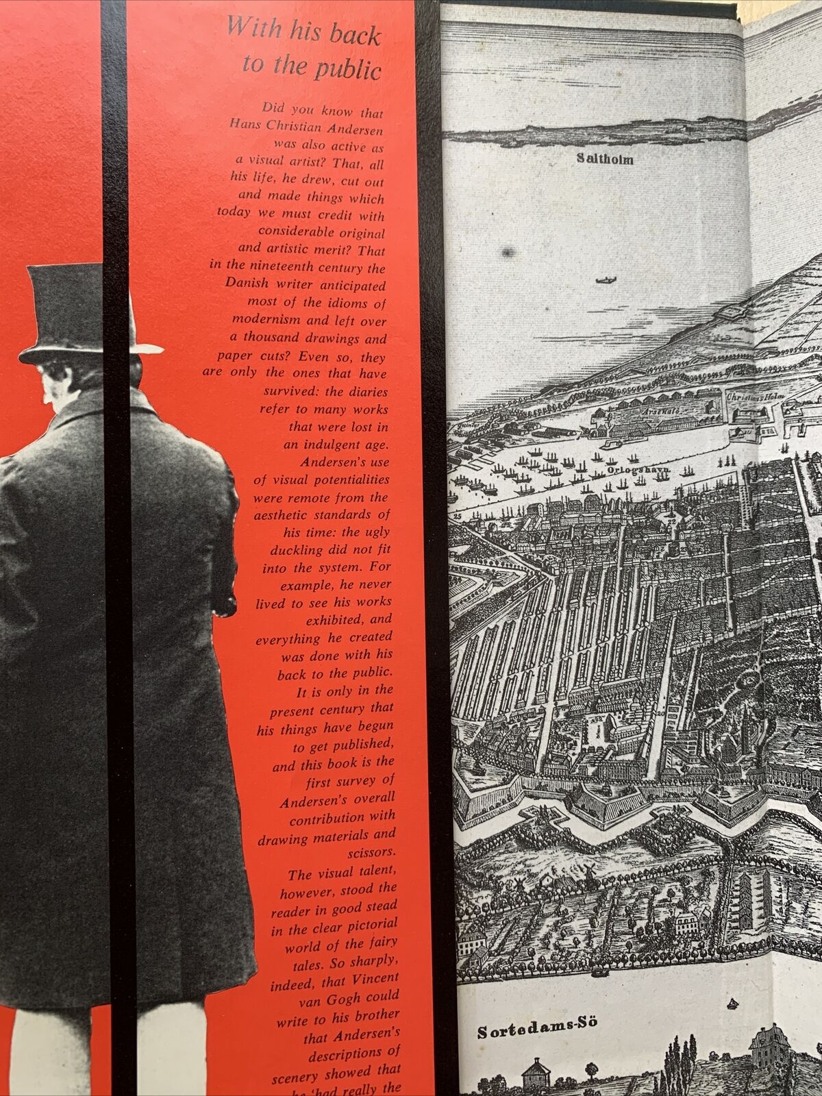 HANS CHRISTIAN ANDERSEN as an artist. Kjeld Heltoft 1977 #