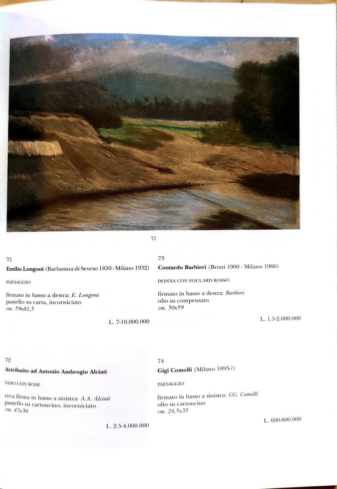 Sotheby's Dipinti e Disegni del sec. XIX - 3 dicembre 1991 Milano