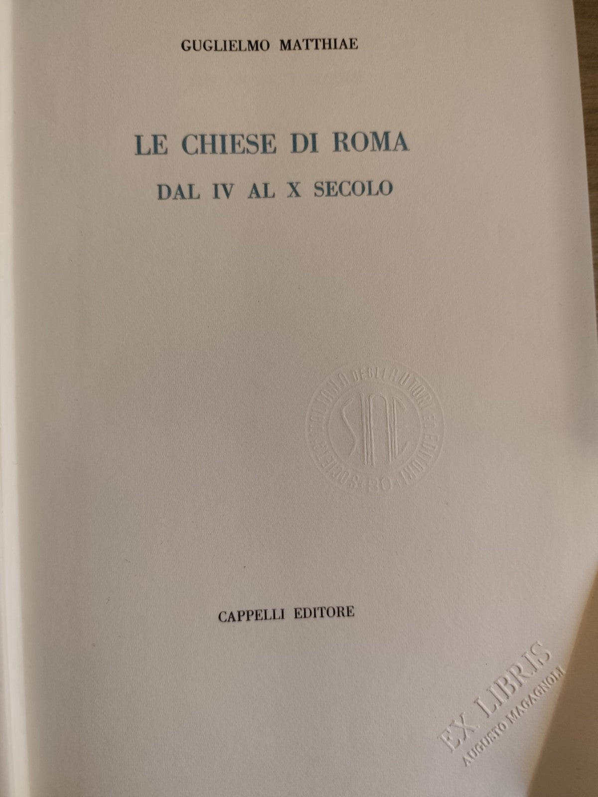 Roma Cristiana - collana Cappelli editore - lotto 6 volumi
