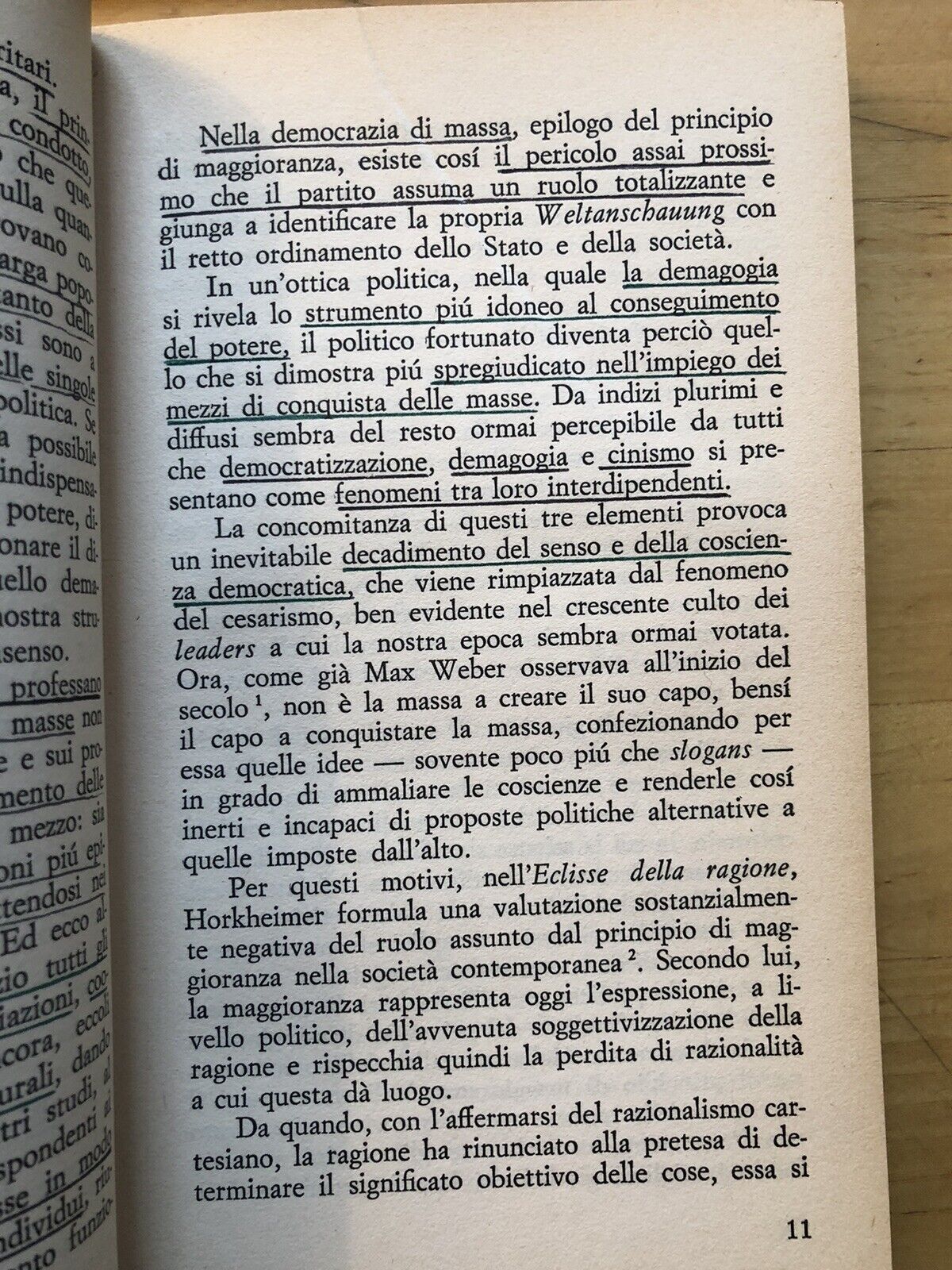 Democrazia maggioranza e minoranze, N. Bobbio, Offe. il Mulino 1981