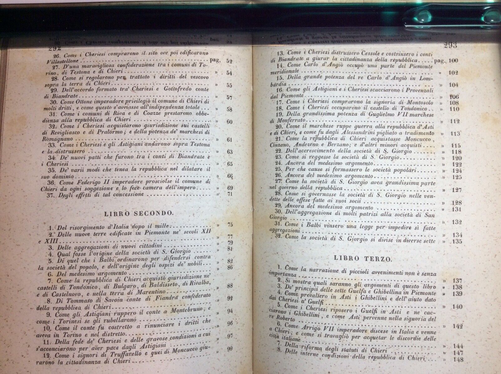 STORIE MINORI DI LUIGI CIBRARIO  CHIERI REAL BADIA D'ALTACOMBA 1855 