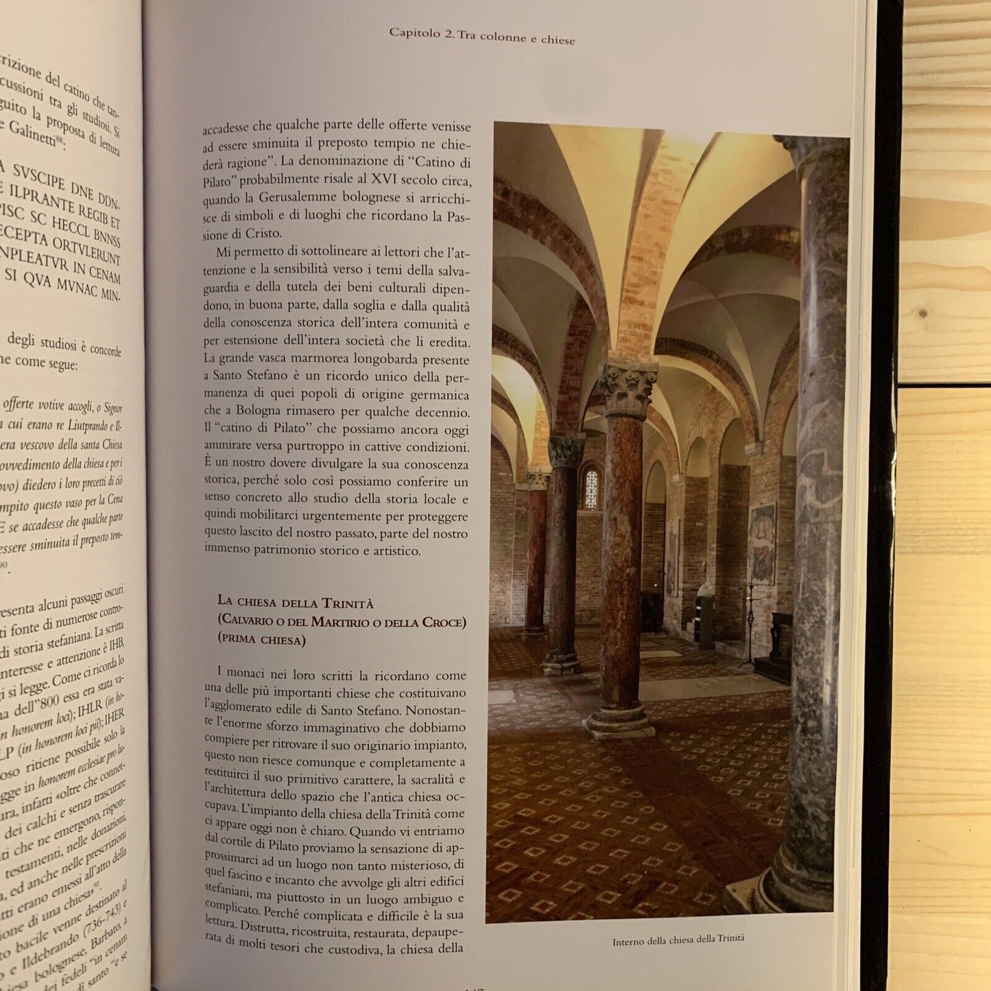 In viaggio verso La Terra Santa, La Basilica di Santo Stefano in Bologna.Minerva