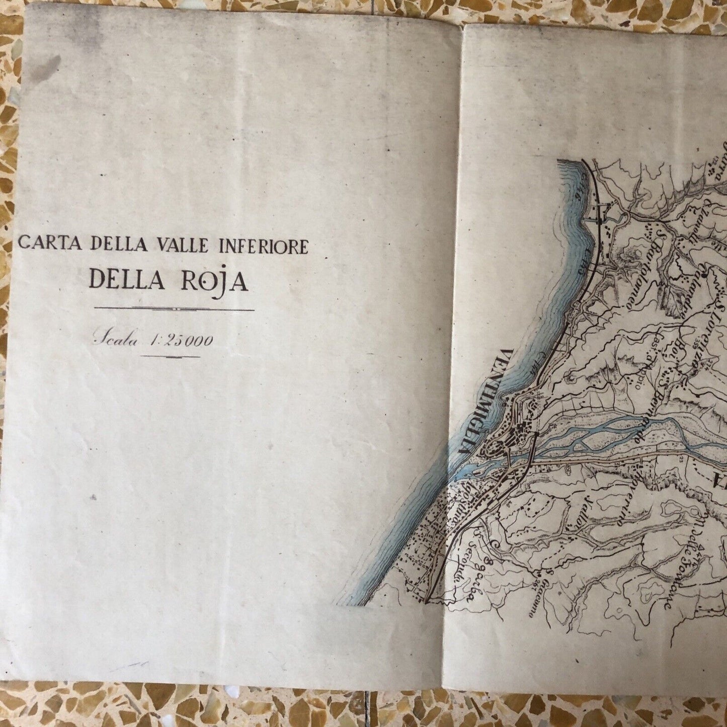 FERROVIE DELLO STATO linea Cuneo Ventimiglia, Vievola, valle della Roja