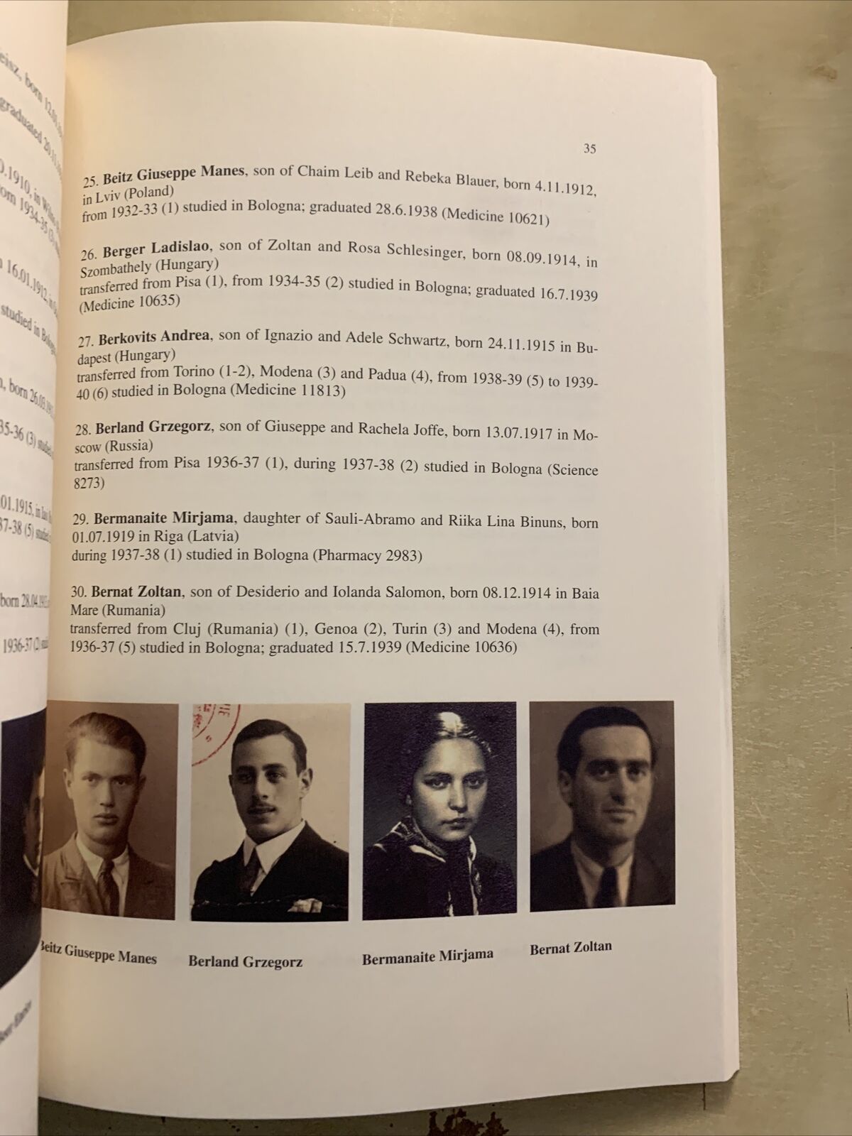 BOLOGNA 1938 Silence and Remembering. The Racial laws and the foreign Jewish  #