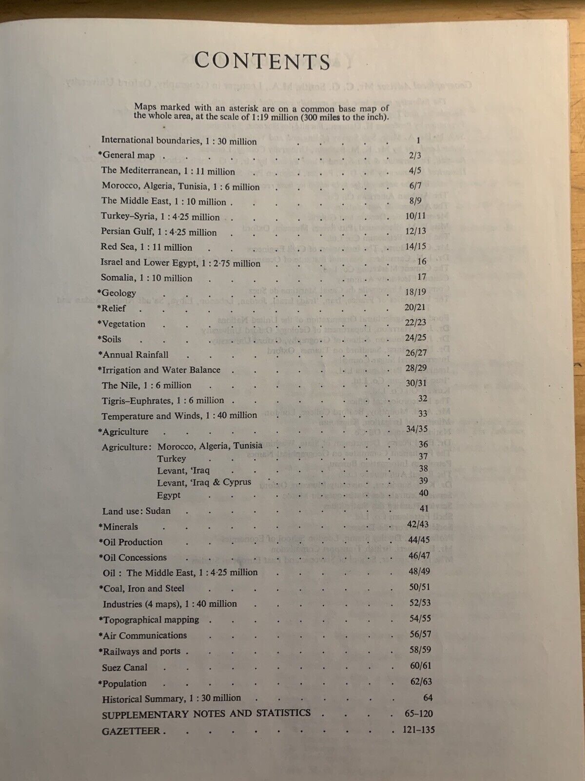 The middle East and North Africa - Oxford Regional Economic Atlas 1964