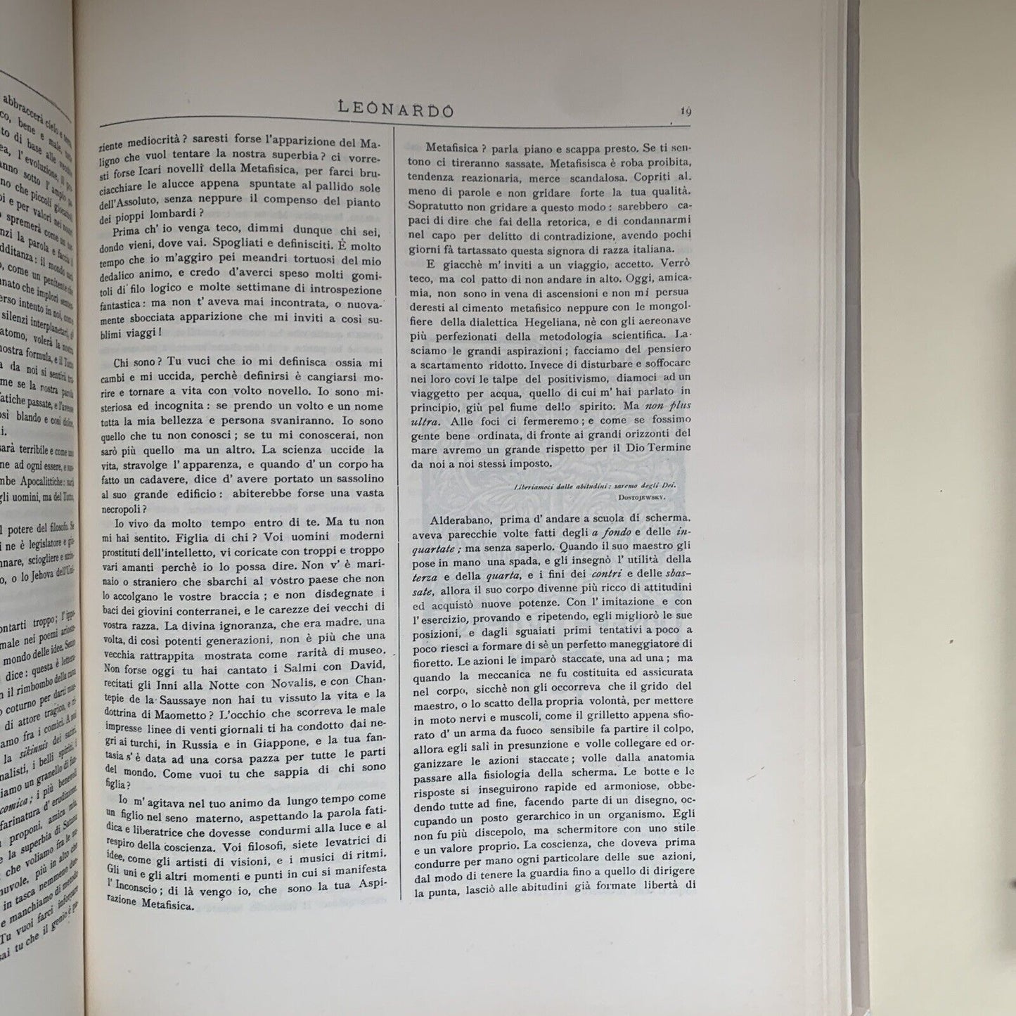 LEONARDO Rivista d'Idee. Mario Quaranta Schram Pighi, Arnaldo Forni ed. 1981 #