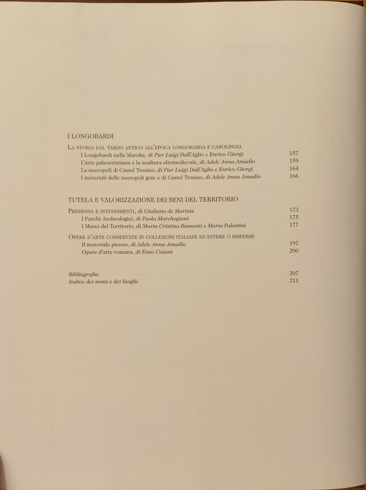 Beni Archeologici Fermo Ascoli Piceno, Giuliano de Marinis, Gianfranco Paci 2000