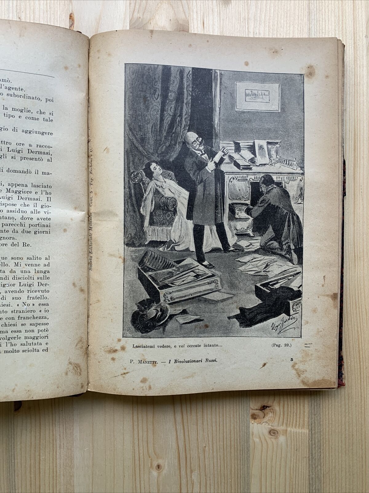 I RIVOLUZIONARI RUSSI - P. MANETTY, ILLUSTRAZIONI DI UGO FORTI #