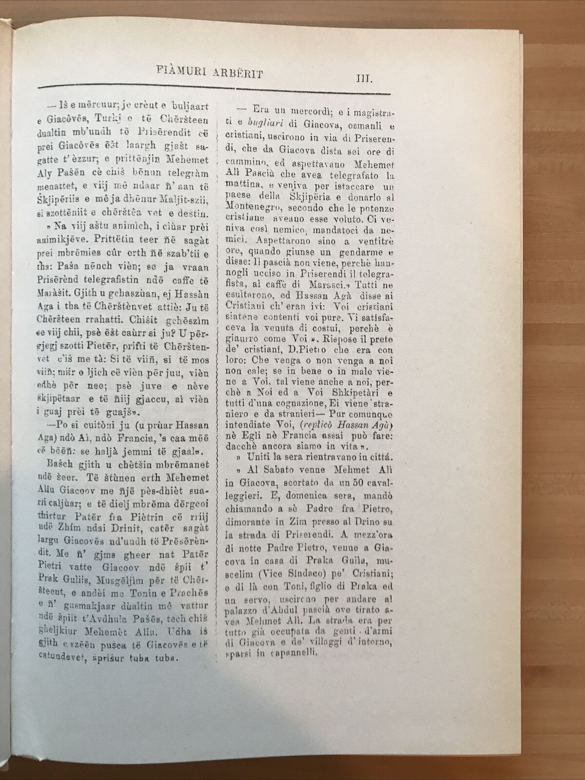 La bandiera dell'Albania,  Rapsodie e Lexicon, Fiamurai Arbërit, Arnaldo Forni #