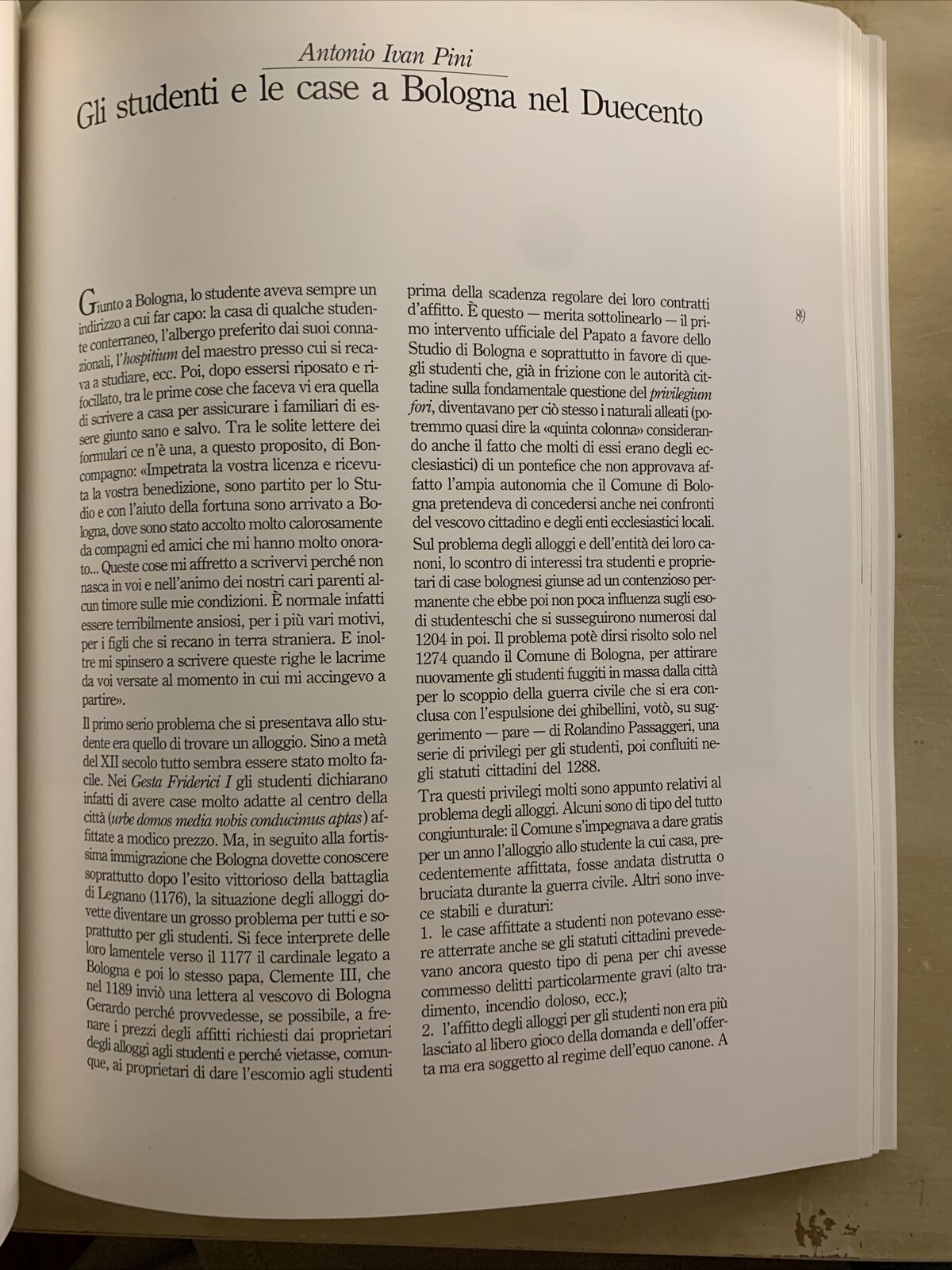 I PORTICI DI BOLOGNA E L'EDILIZIA CIVILE MEDIEVALE - Grafis edizioni, 1990 #