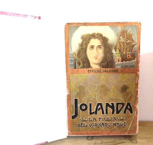 Jolanda la figlia del corsaro nero, Emilio Salgari. Vallardi 1927, illustrato