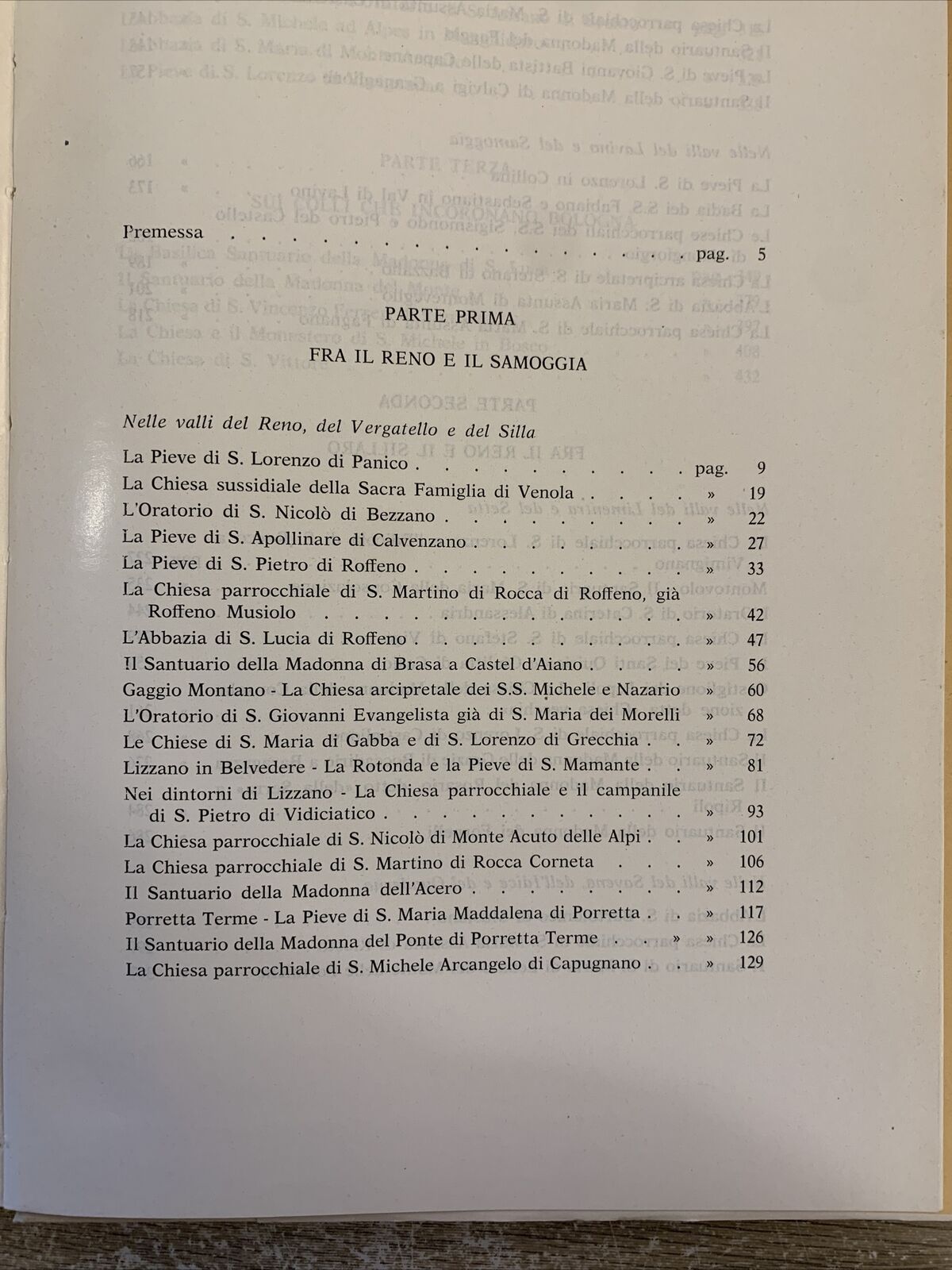 Chiese e Santuari della montagna Bolognese, Giuseppe Rivani. Tamari editori 1965