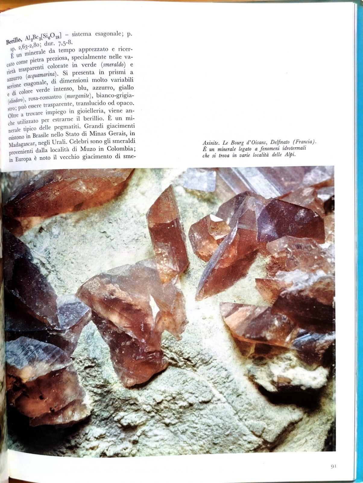Minerali DeAgostini V. De Michele 1973 (Mineralogia scienza della terra Geologia