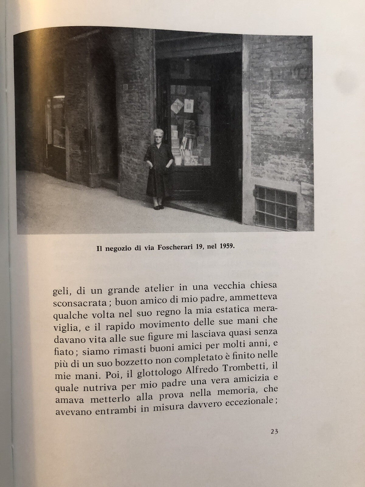Ricordi di una vecchia libraia, Bologna. Veronese Ghibellini.Tamari editore 1967