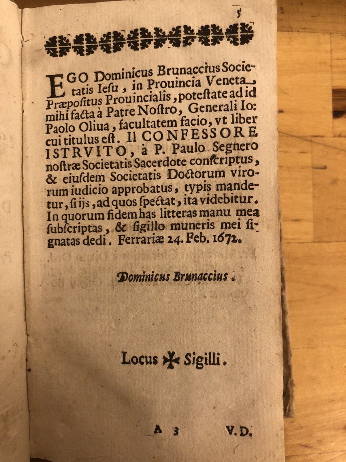 Il Confessore Istruito. Operetta, P. Paolo Segneri 1672