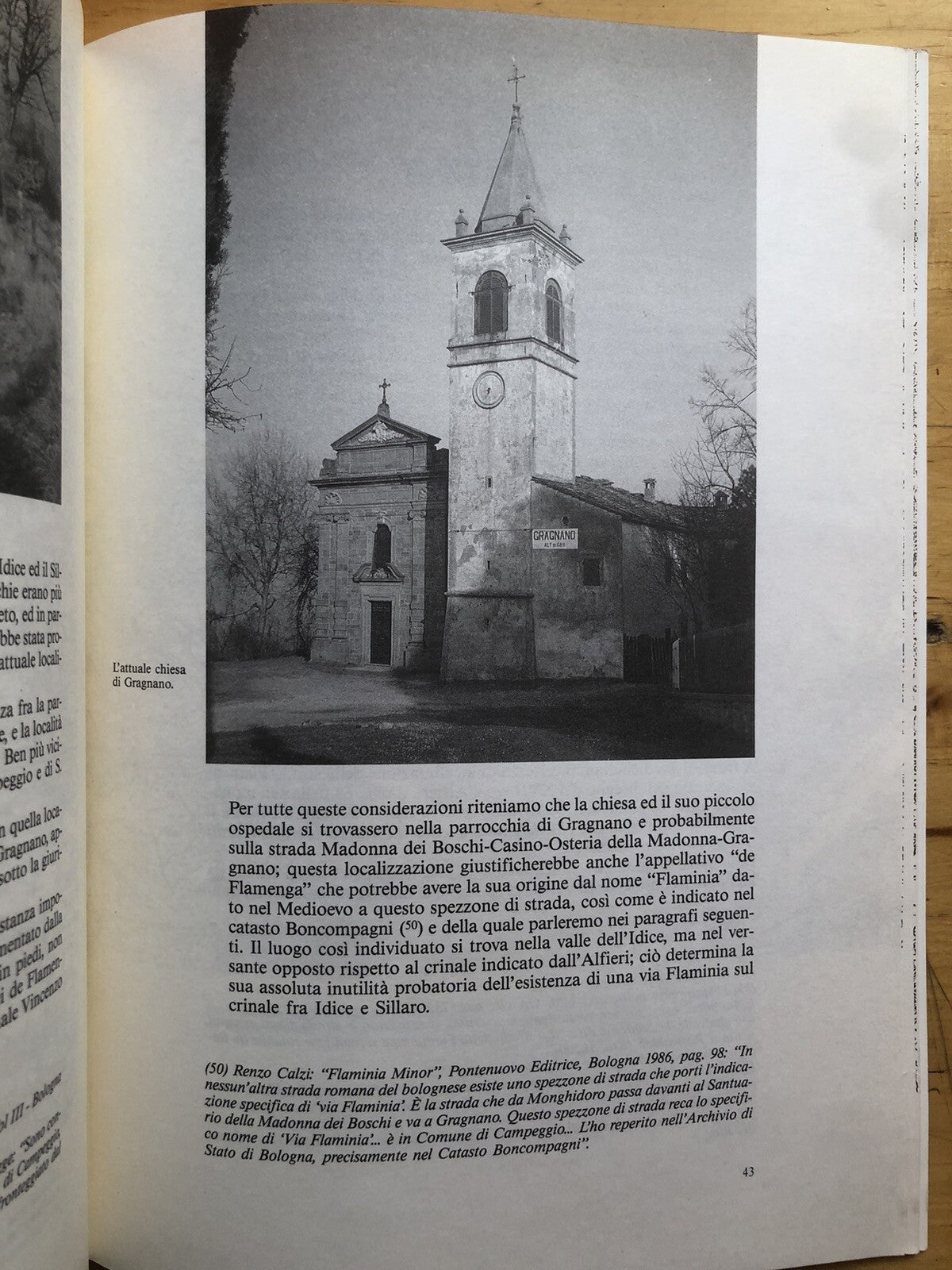 Analisi critica della via Flaminia Minore Cesare Agostini, Franco Santi. Costa