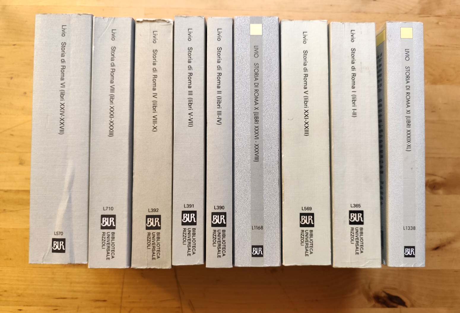 Storia di Roma, Tito Livio - 9 volumi Bur Rizzoli