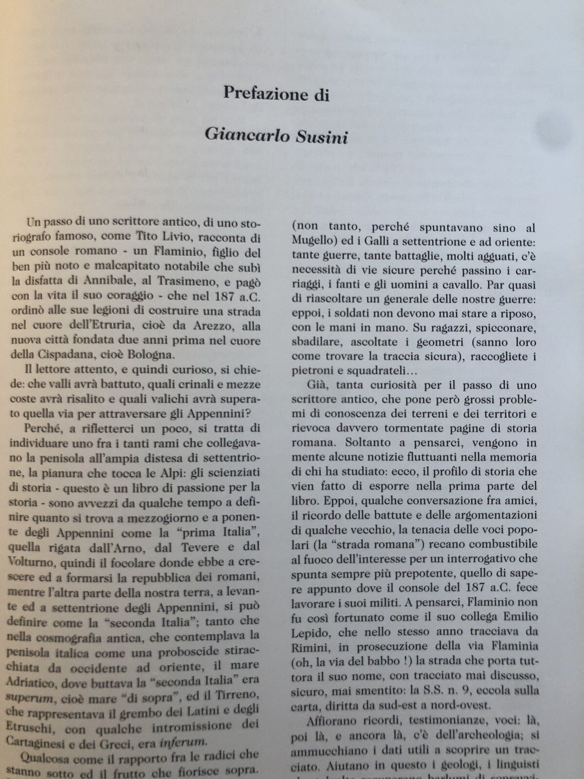 La strada Bologna-Fiesole del II secolo a.c. Flaminia militare, C. Agostini 2000