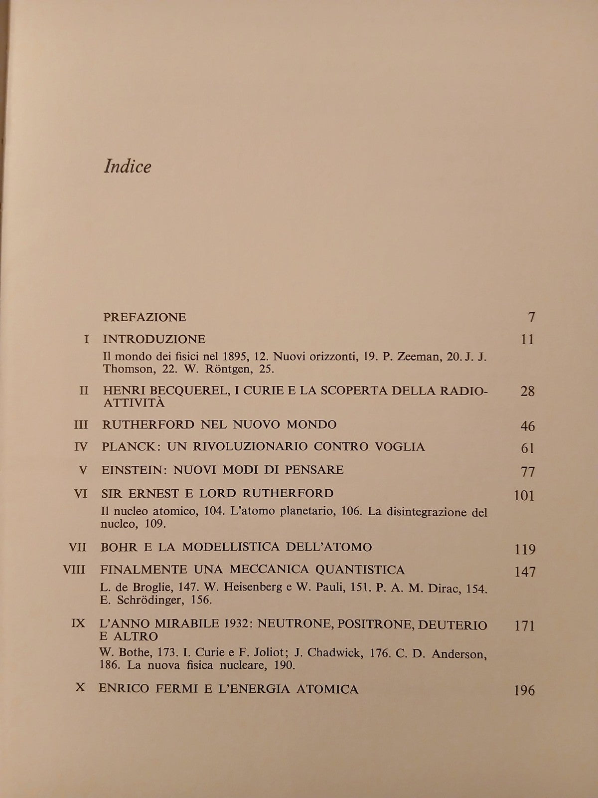 Personaggi e scoperte nella fisica contemporanea - Emilo Segrè - Mondadori 1983