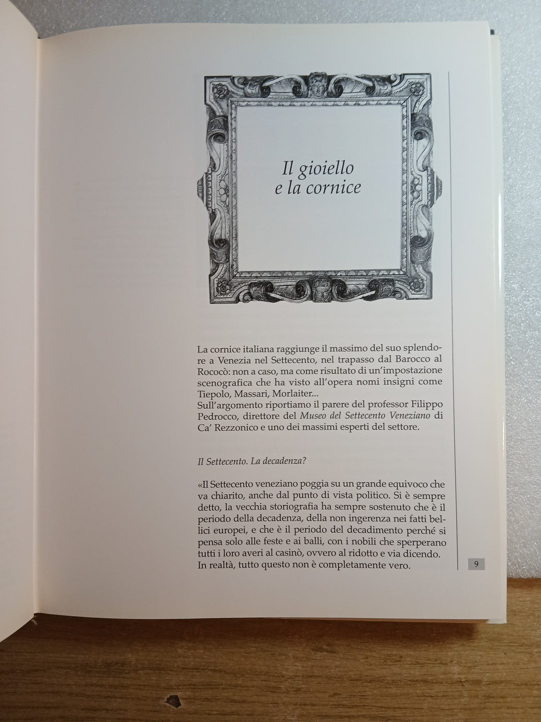Guida all'antiquariato, Le Cornici, De Vecchi editore 1994