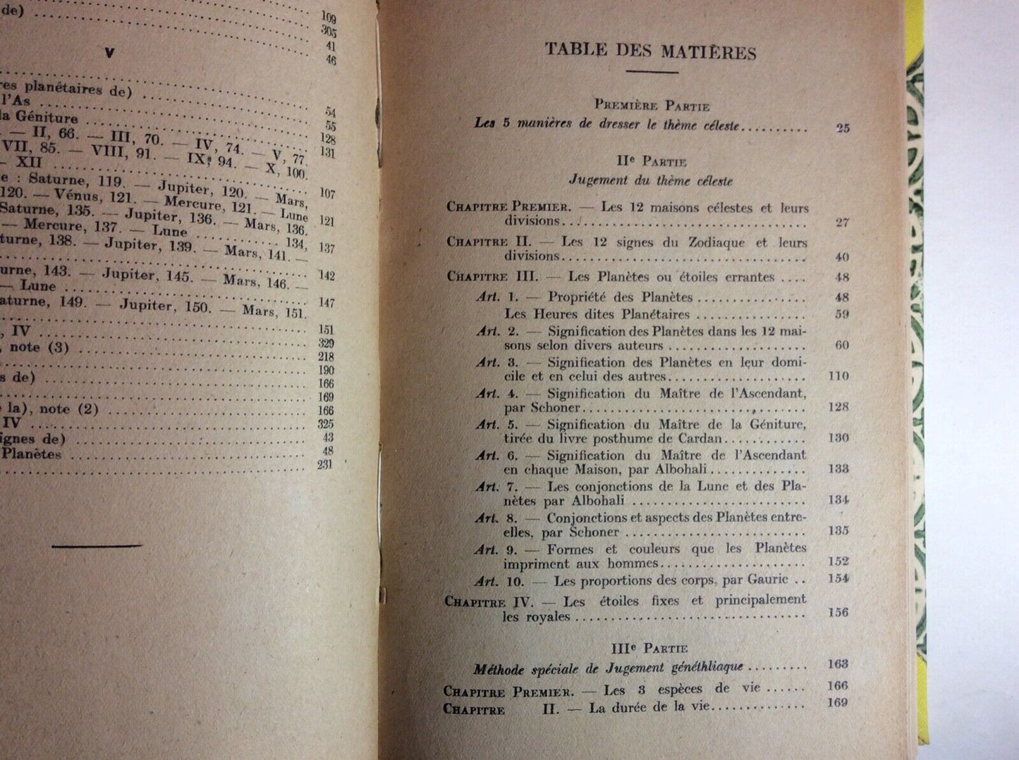 HENRY RANTZAU TRAITÉ JUGEMENTS.SELVA DOMIFICATION.VERDIER QUE DISENT LES ASTRES