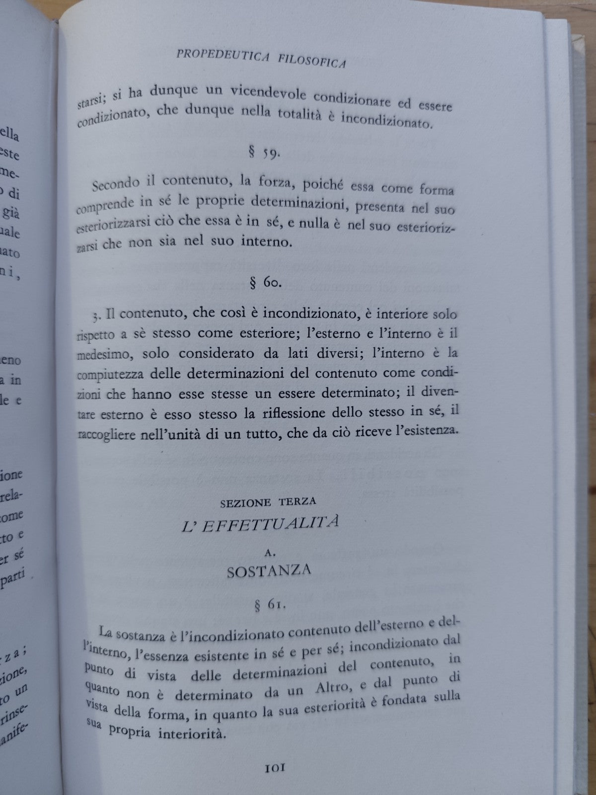 Propedeutica filosofica - Georg Wilhelm Friedrich Hegel. Sansoni 1951