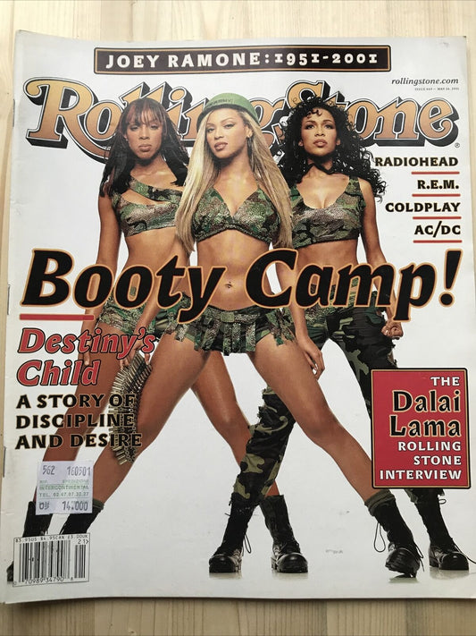 Destiny's Child - Rolling Stone Magazine Issue 869 May 24,2001  Joey Ramone #