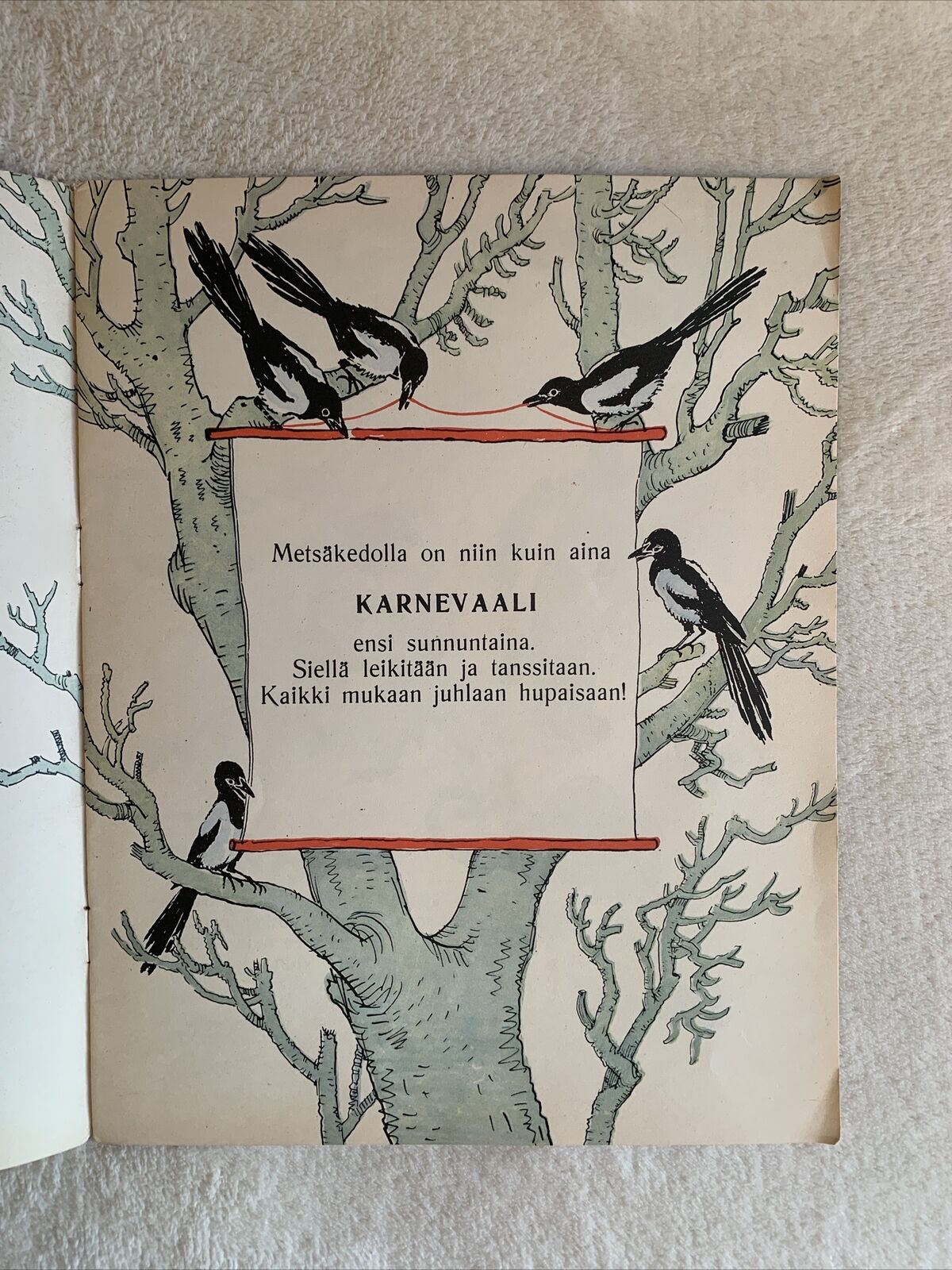 Libro illustrato per bambini anni '60. Provenienza Finlandia. raro interessante