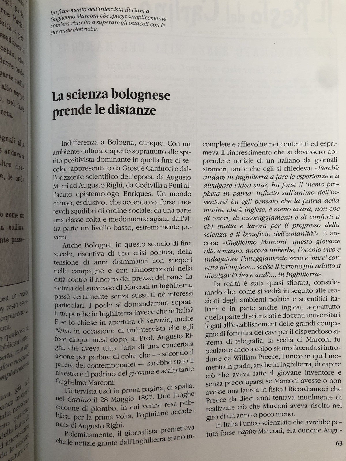 I giorni della radio, Giorgio Maioli,  Re Enzo editrice... Guglielmo Marconi . .