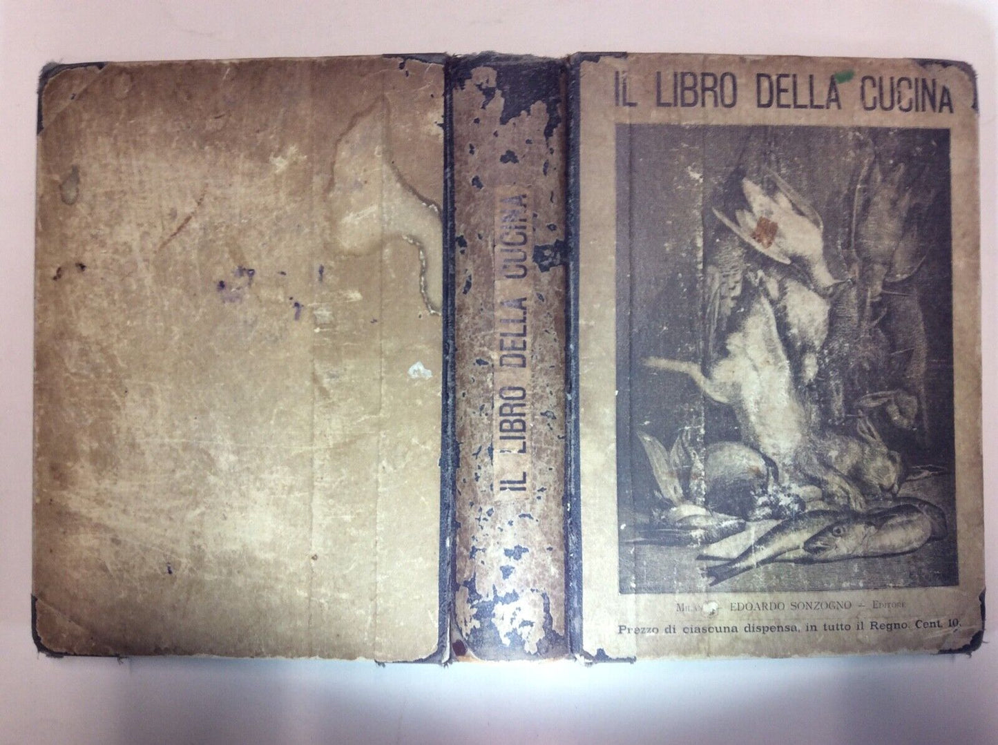 IL LIBRO DELLA CUCINA, GIULIO GOUFFÉ, SONZOGNO EDITORE, 1895