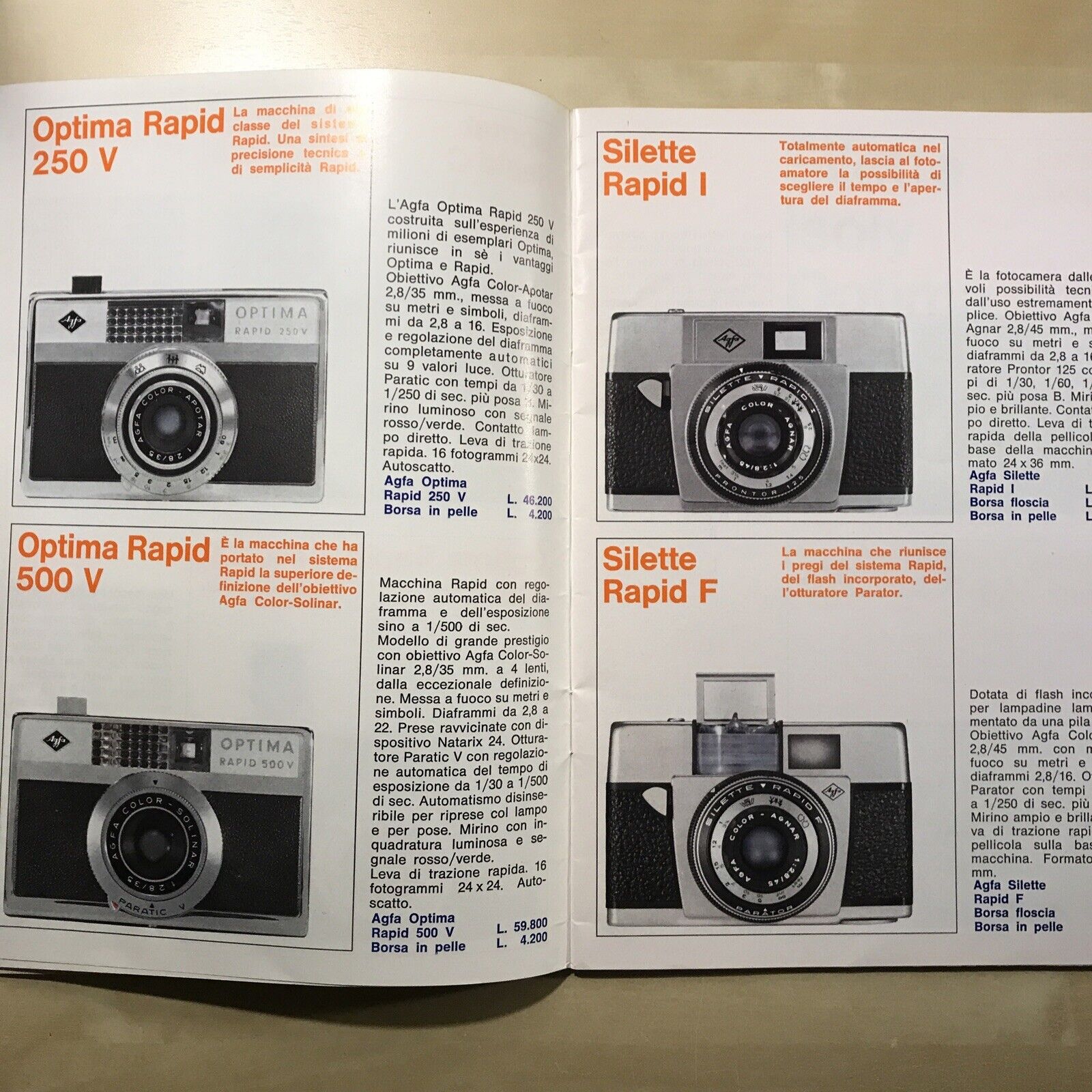 AGFA Catalogo 1967 - FOTOGRAFIA. Agfa - Gevaert