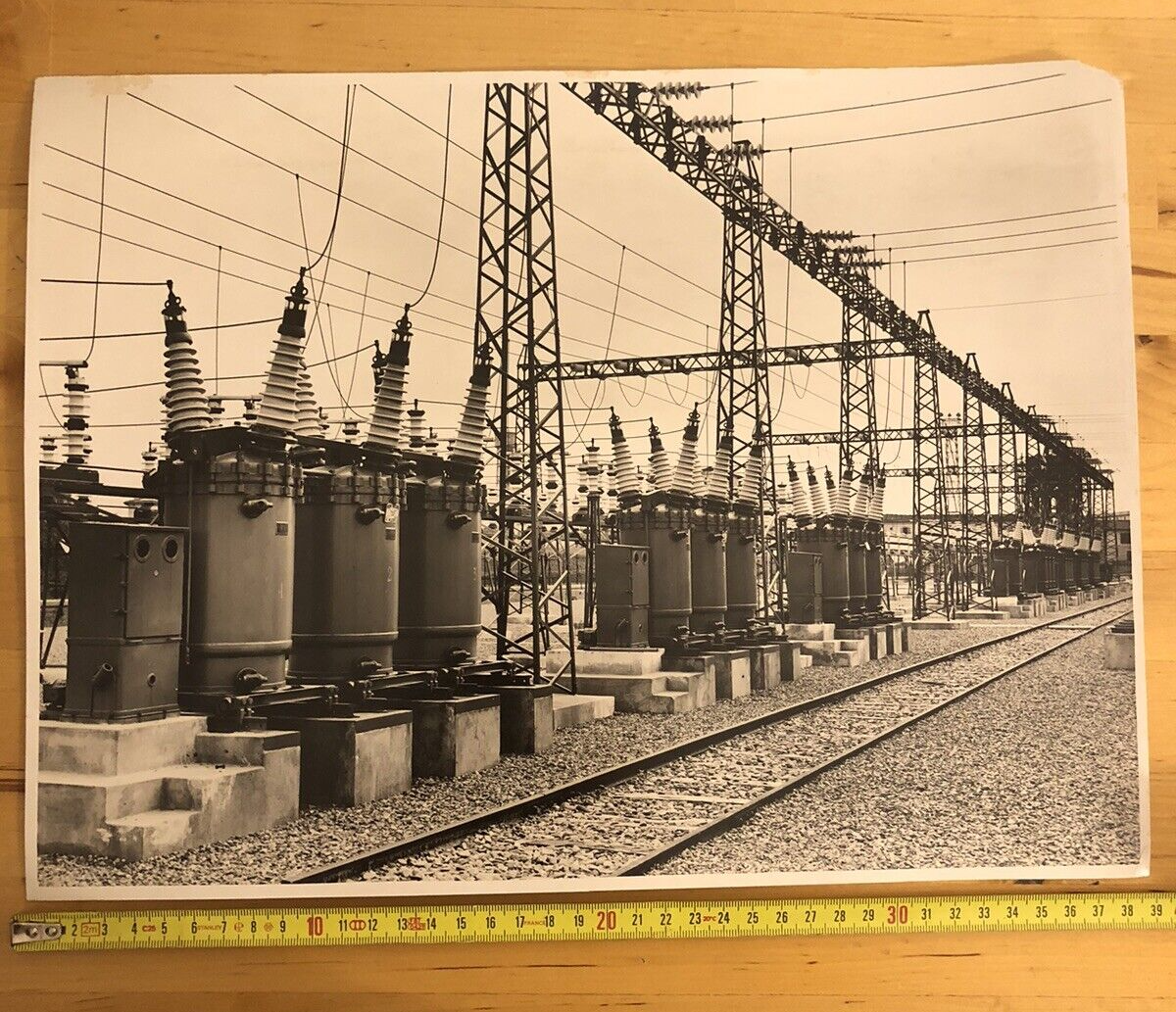 FERROVIE - SOTTOSTAZIONE GRIZZANA MORANDI - originale 1930 ca. Bologna Firenze