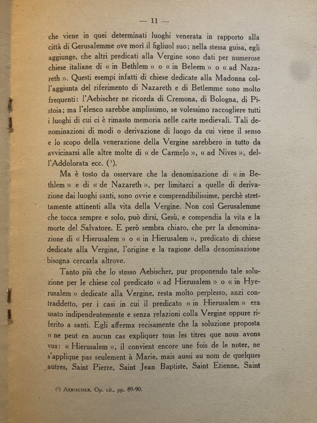 La Sancta Jerusalem Stefaniana, Albano Sorbelli. Aldina 1940 Bologna
