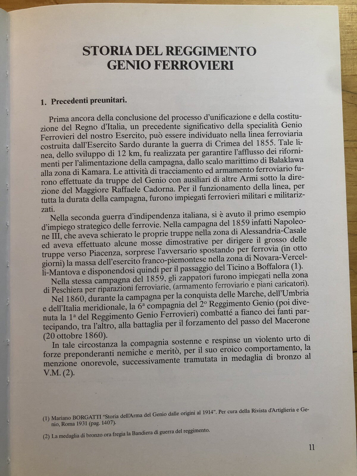 Il Reggimento genio ferrovieri 1988 - Sg Mario Menicucci
