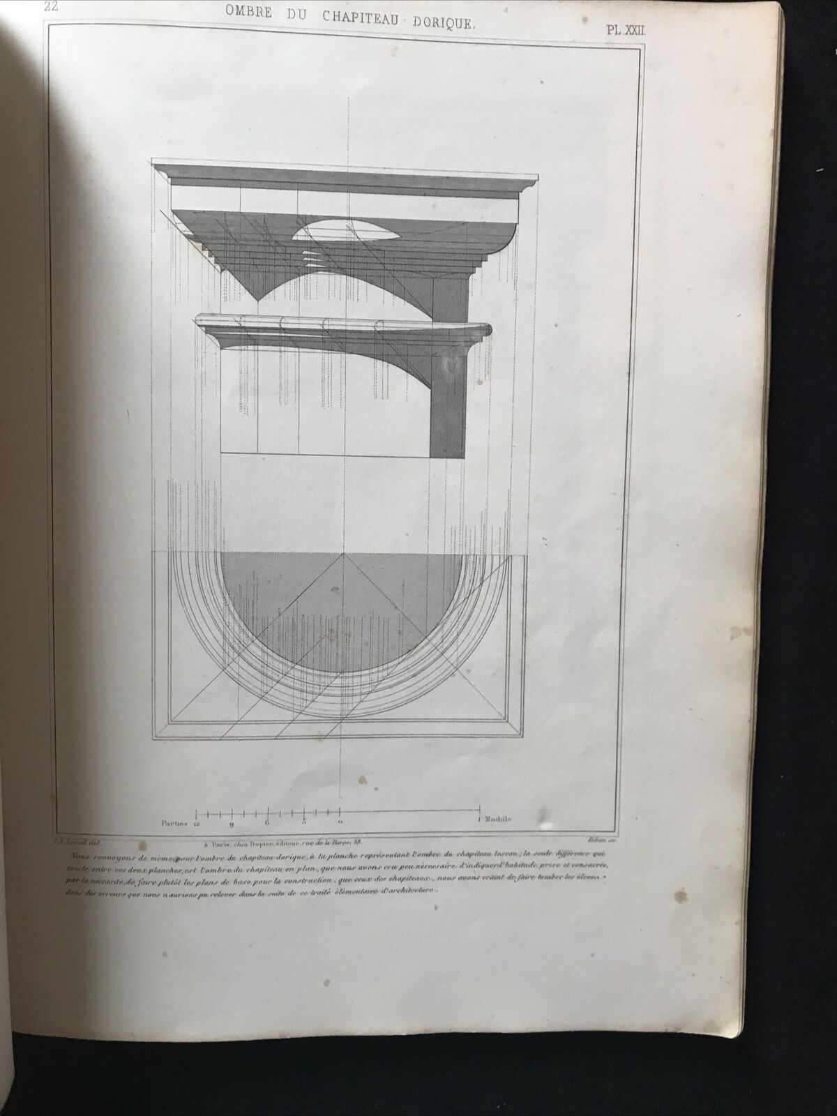 Traité élementaire pratique D'ARCHITECTURE étude cinq ordres, LEVEIL, Dopter cie
