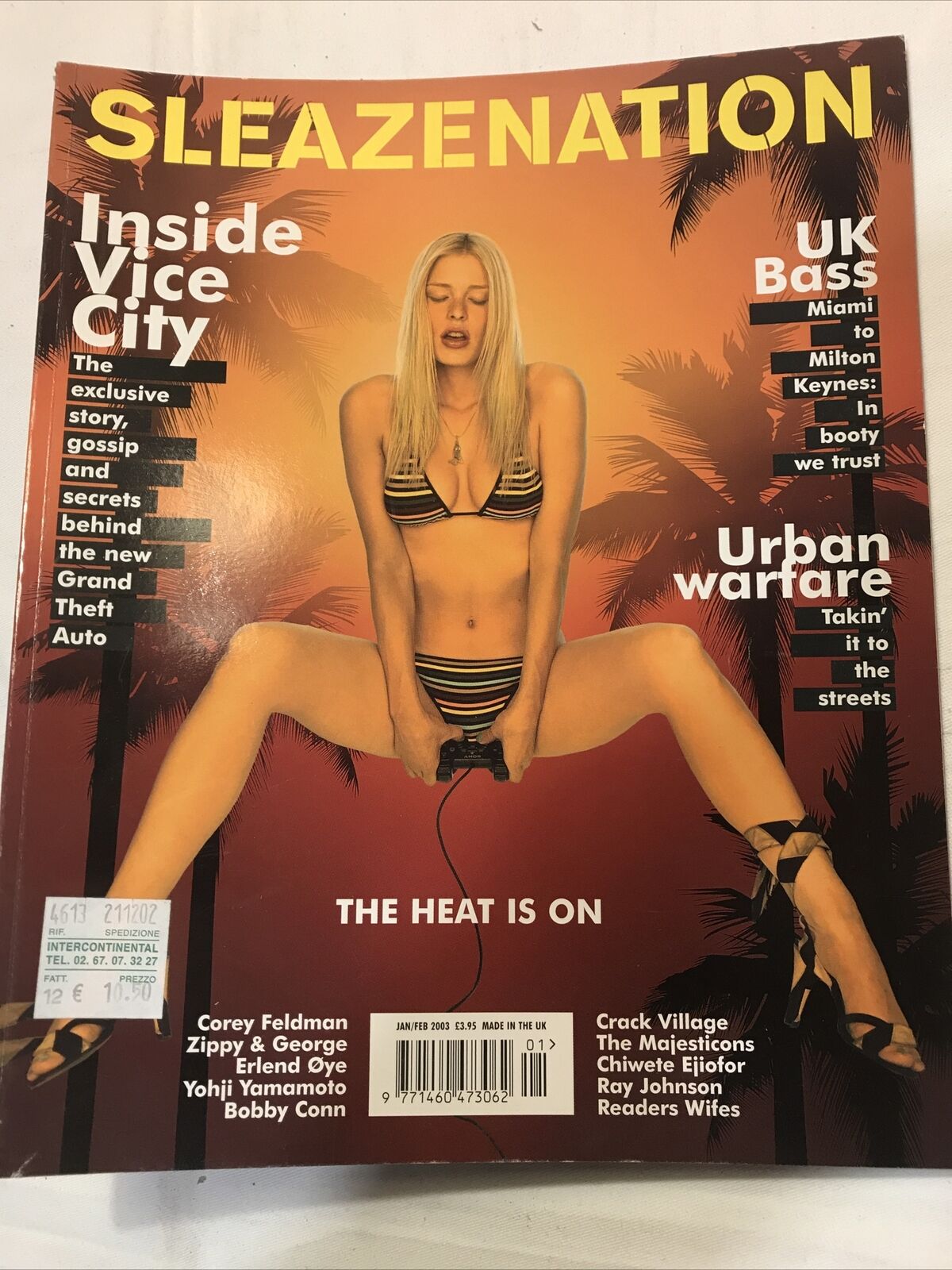 Sleazenation Jan/Feb 2003,COREY FELDMAN,ZIPPY & GEORGE,CRACK VILLAGE,RAY JOHNSON