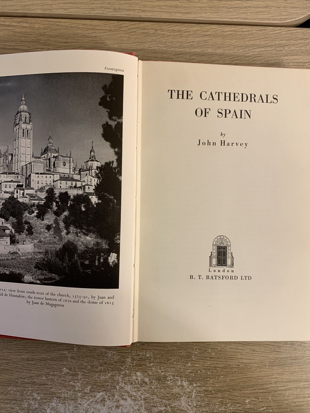 THE CATHEDRALS OF SPAIN - JOHN HARVEY 1957