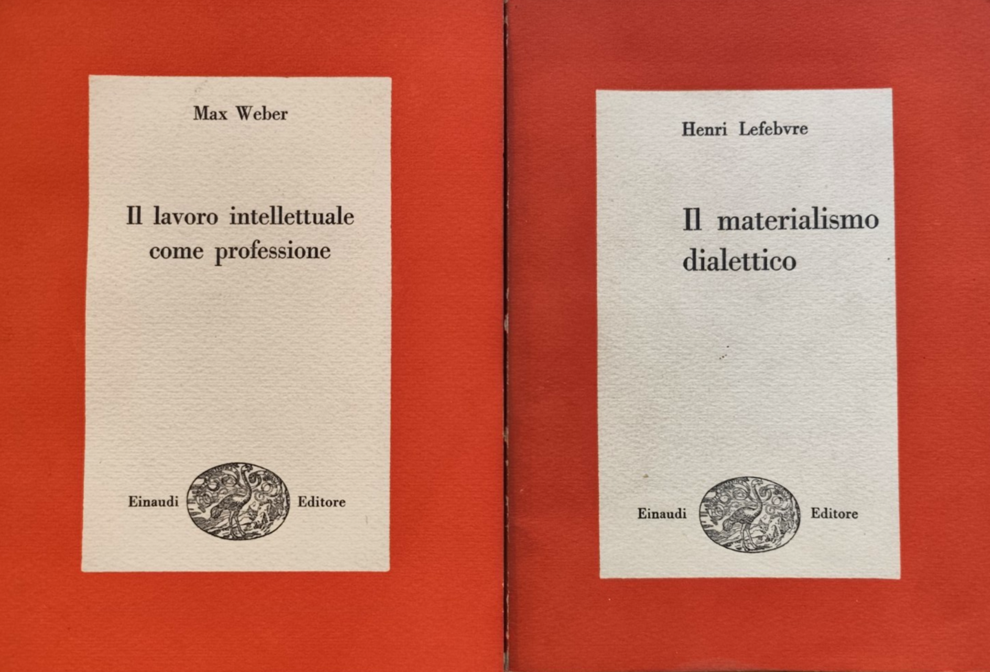 Max Weber - Henri Lefebvre. il materialismo dialettico, il lavoro intellettuale
